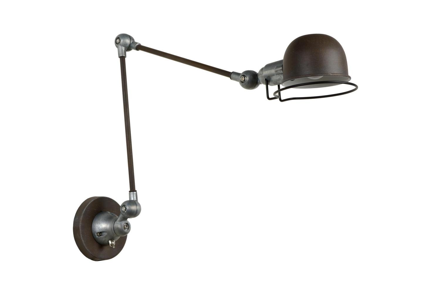 Honore Wall Lights - Rust Brown