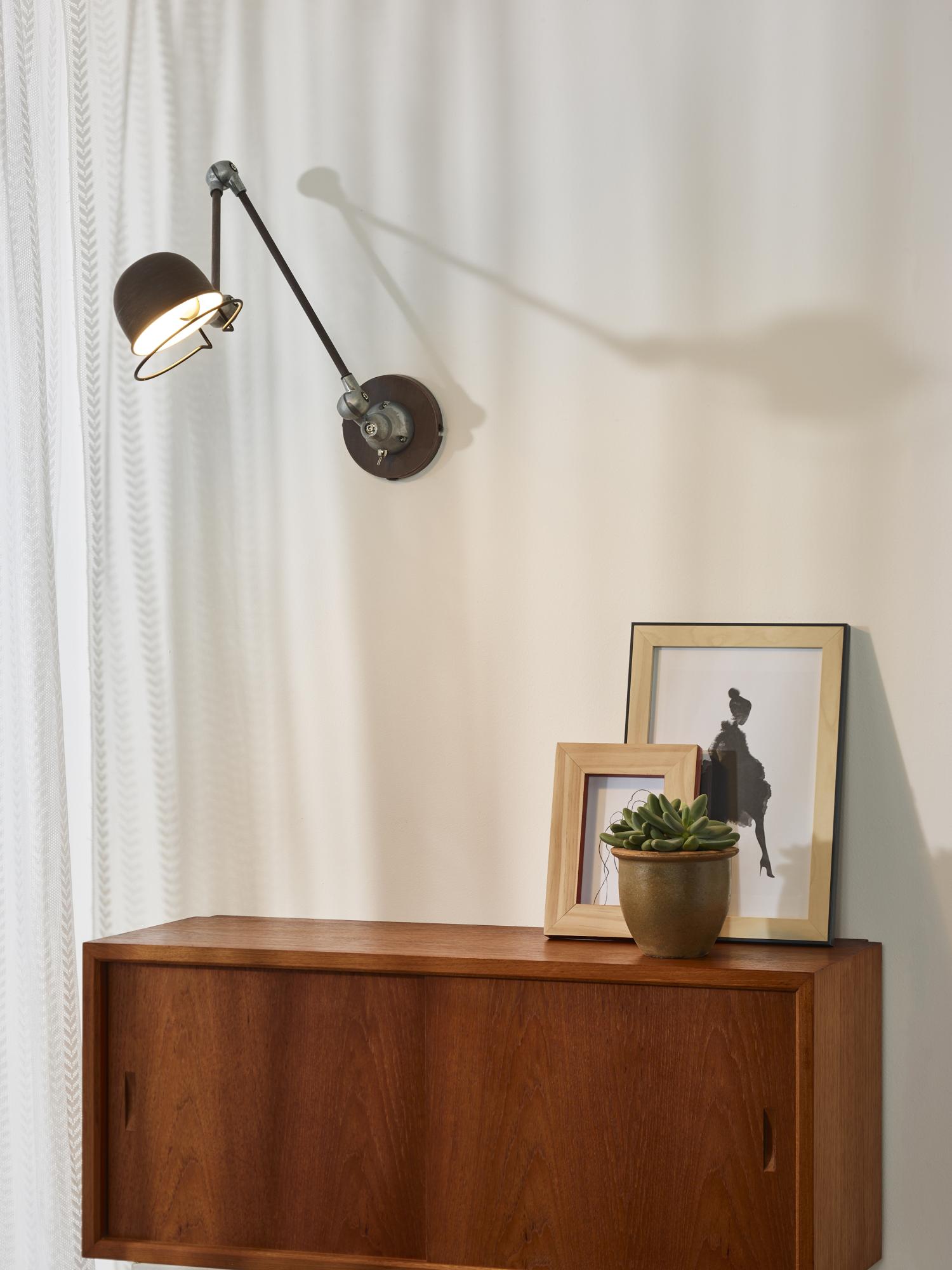 Honore Wall Lights - Rust Brown