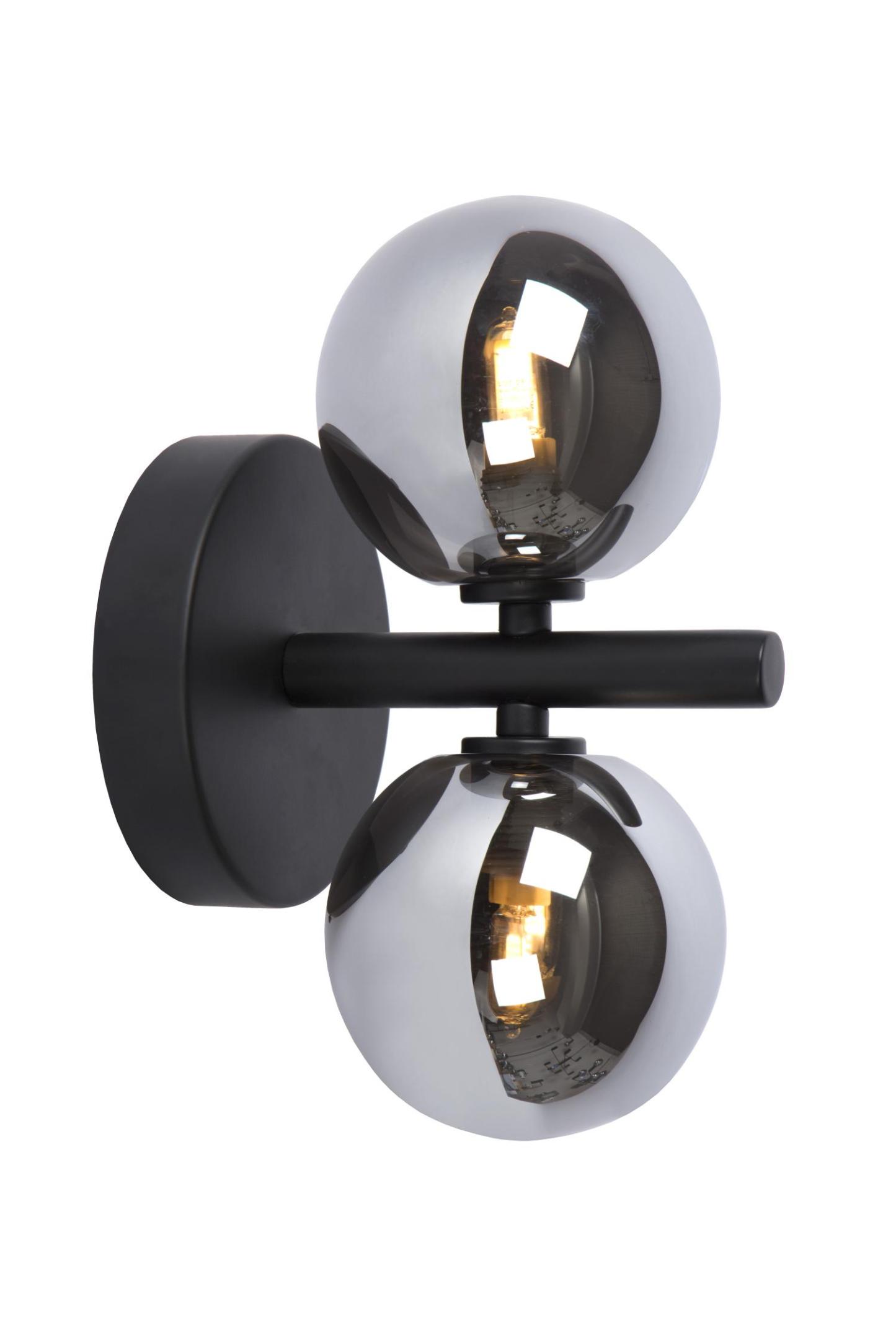 Tycho Wall Lights - Brushed Gold/Smoked Grey