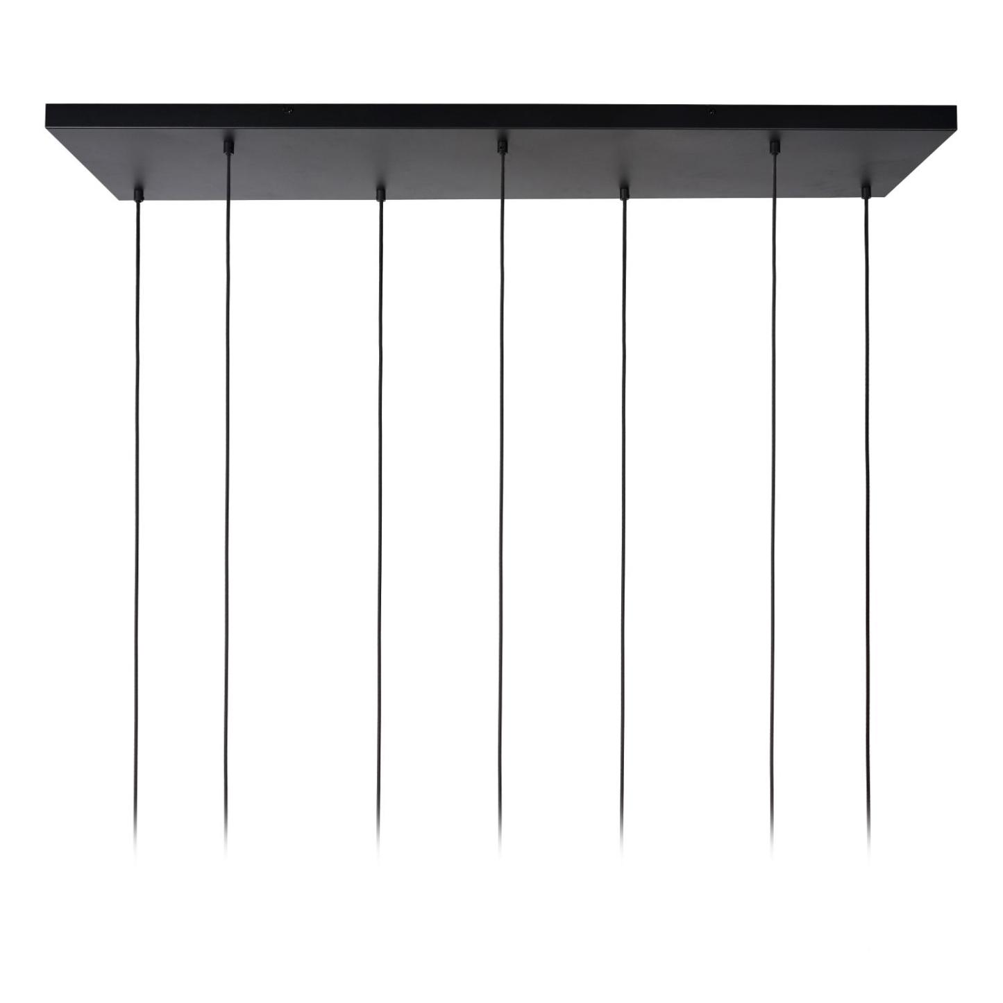 Maloto Ceiling Lights - Matt Black/Smoked Amber