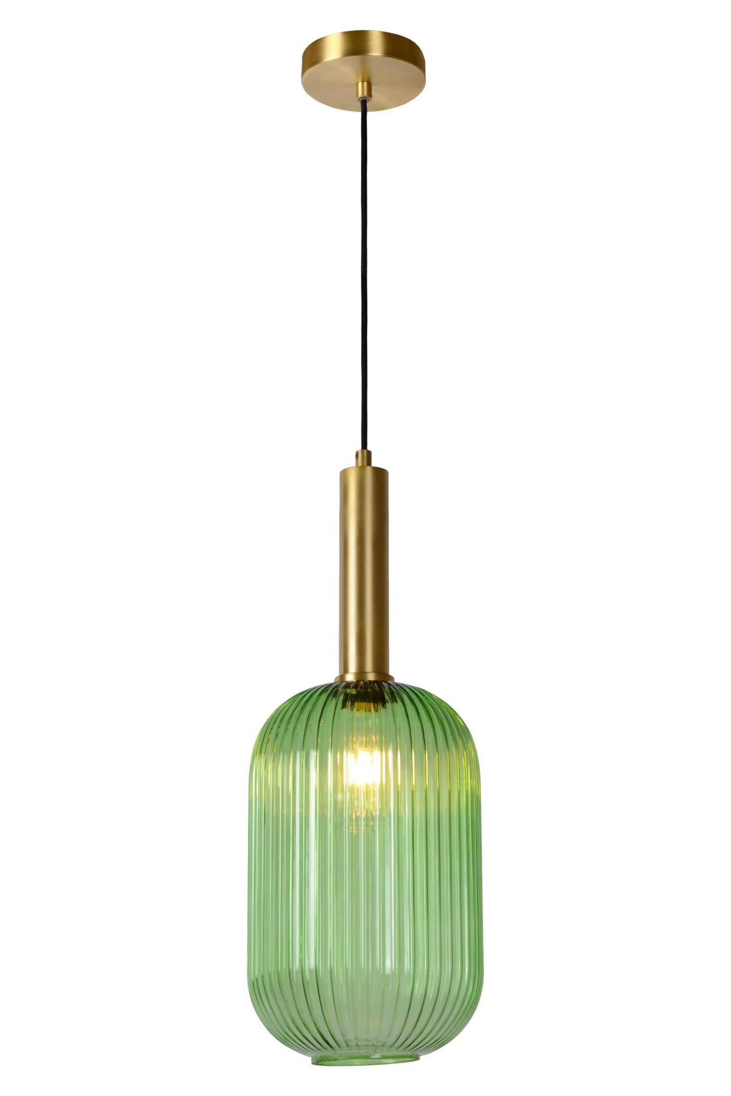 Maloto Ceiling Lights - Brushed Gold/Smoked Green