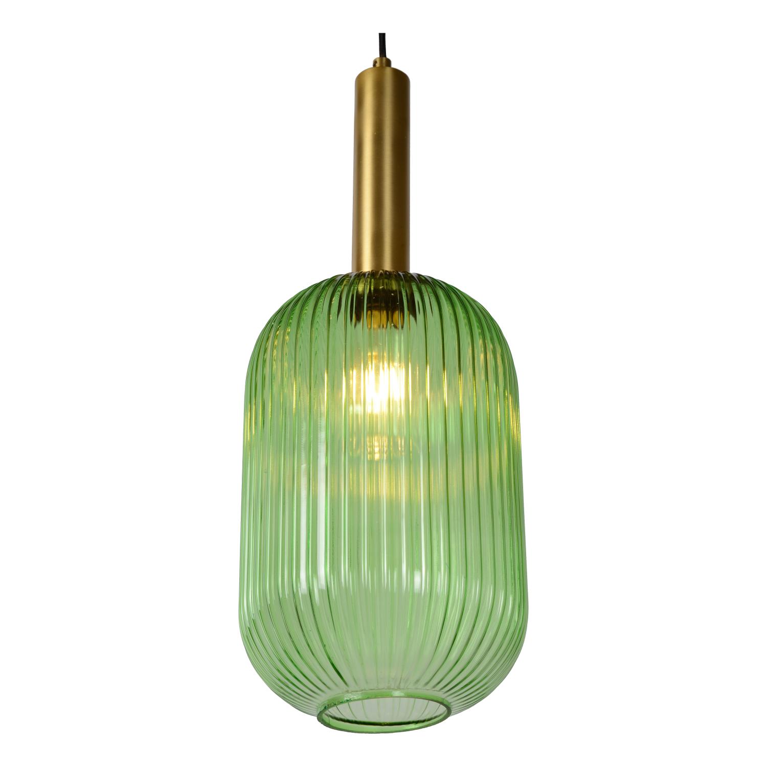 Maloto Ceiling Lights - Brushed Gold/Smoked Green