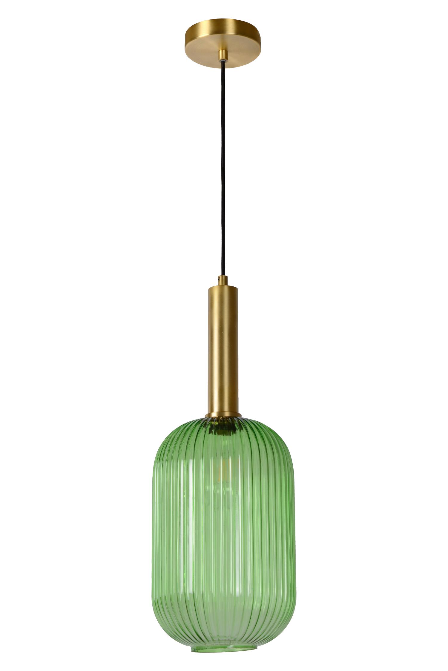 Maloto Ceiling Lights - Brushed Gold/Smoked Green