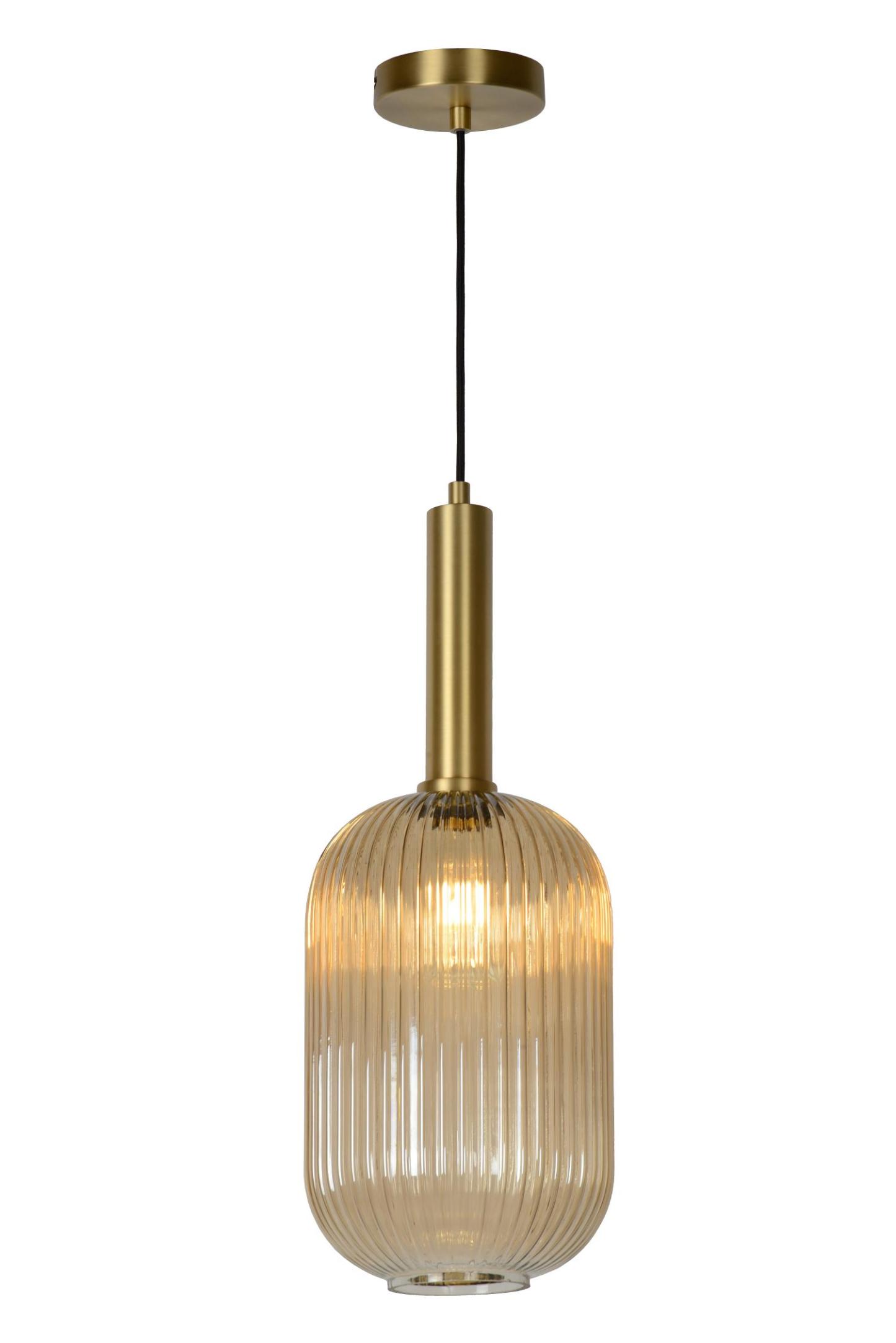 Maloto Ceiling Lights - Brushed Gold/Smoked Green
