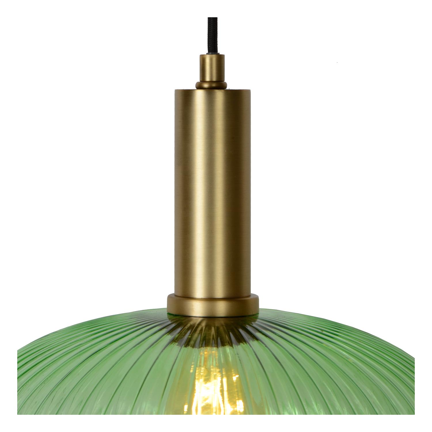 Maloto Ceiling Lights - Brushed Gold/Smoked Green