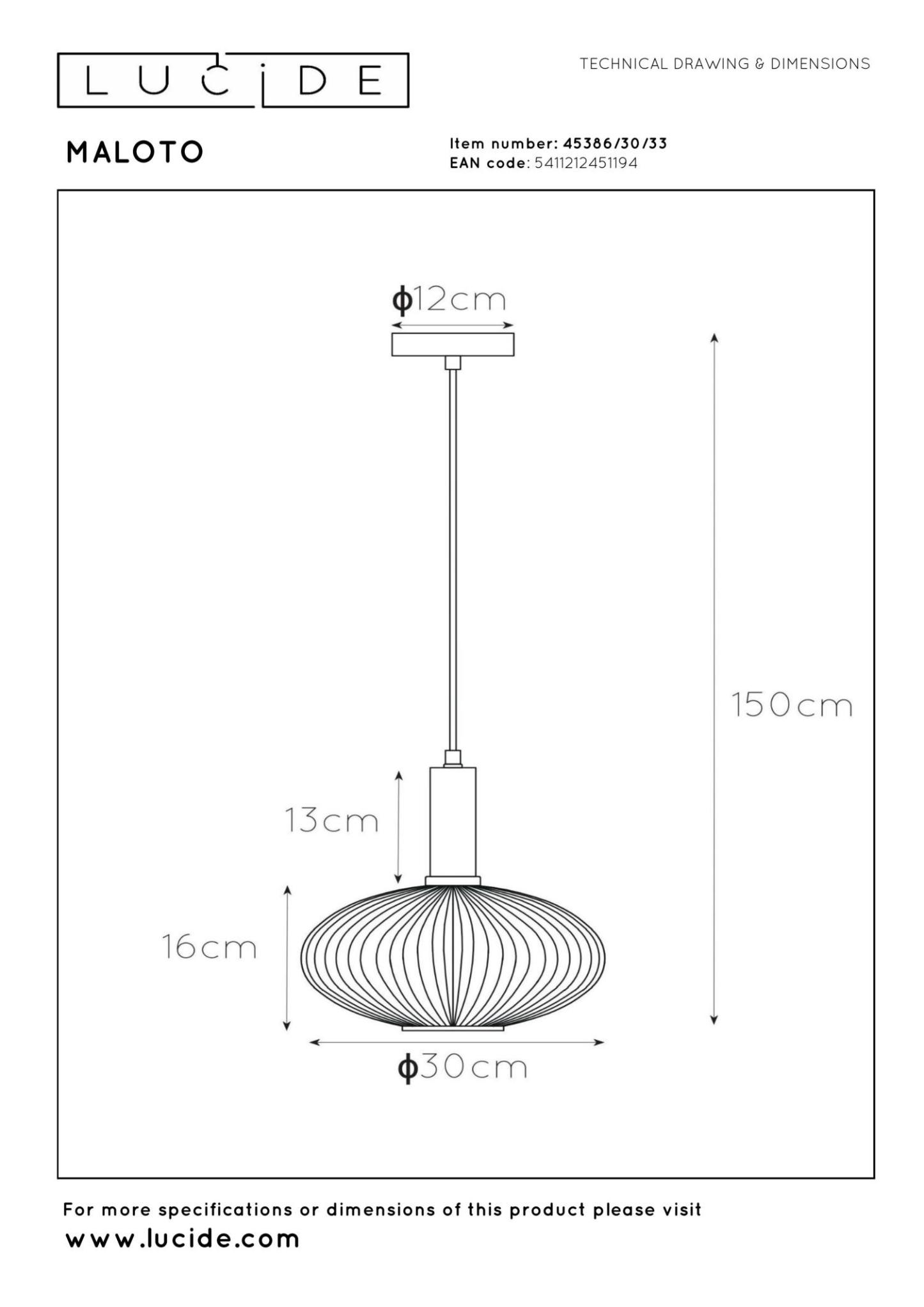 Maloto Ceiling Lights - Brushed Gold/Smoked Green