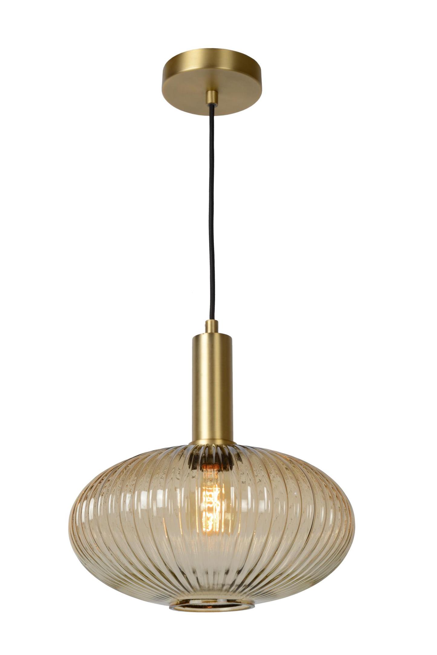 Maloto Ceiling Lights - Brushed Gold/Smoked Green