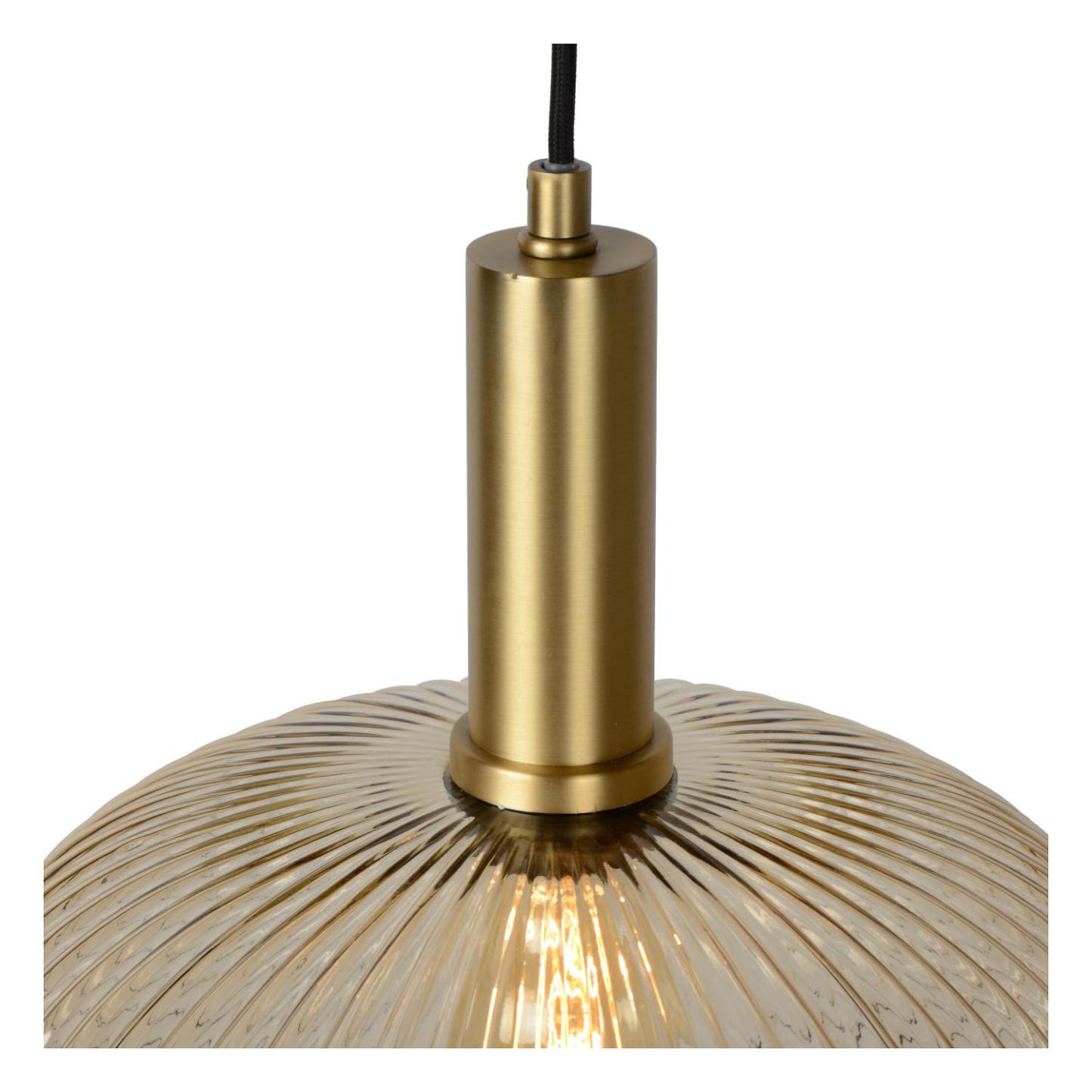 Maloto Ceiling Lights - Brushed Gold/Smoked Green