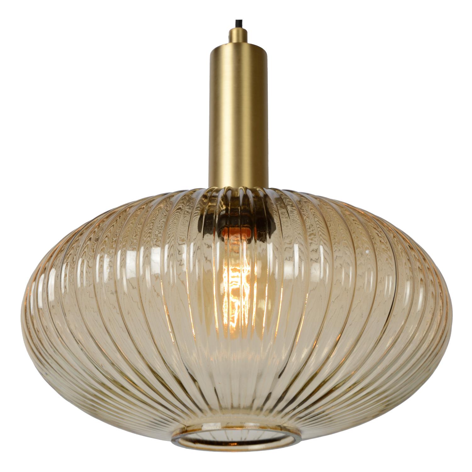 Maloto Ceiling Lights - Brushed Gold/Smoked Green