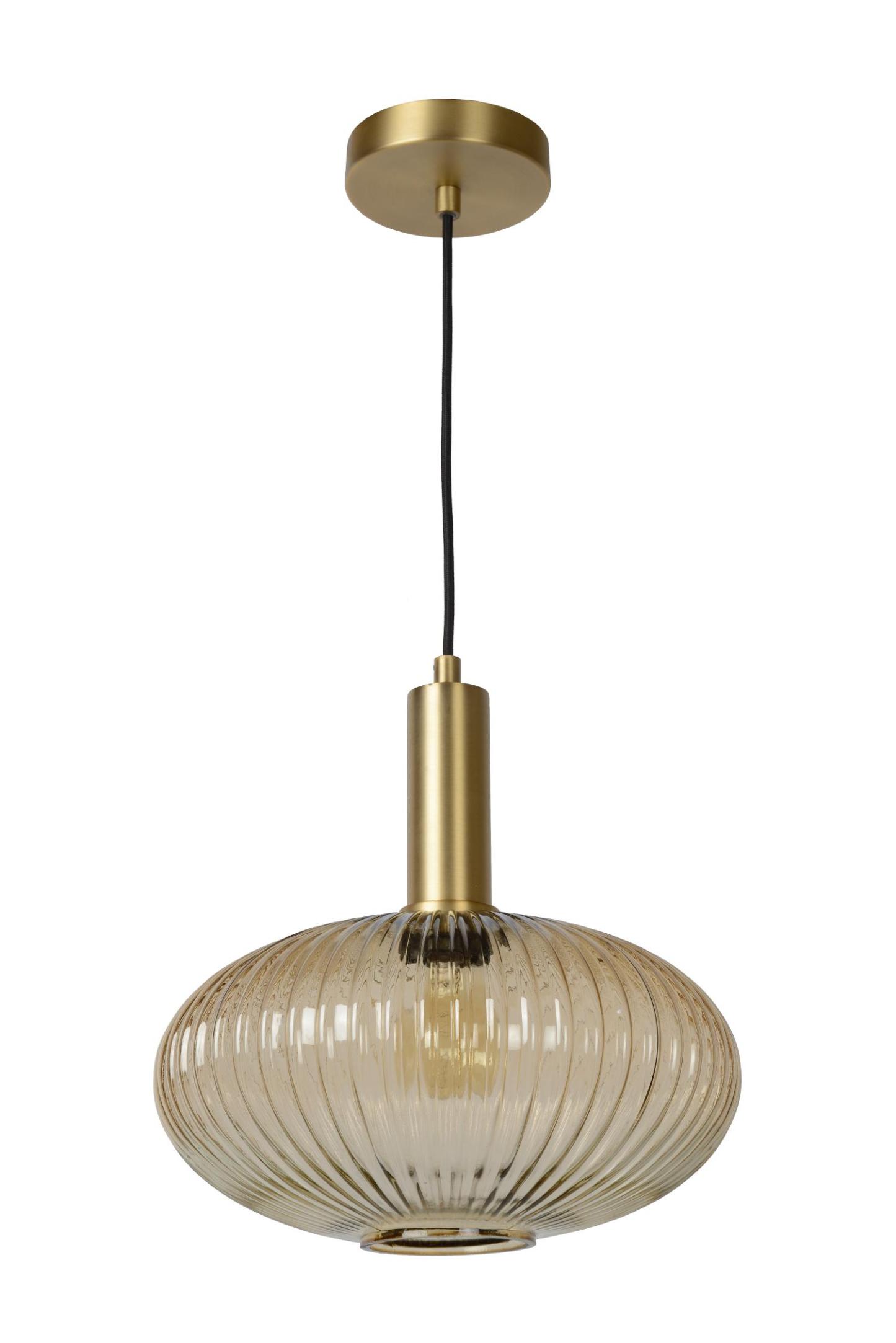 Maloto Ceiling Lights - Brushed Gold/Smoked Green