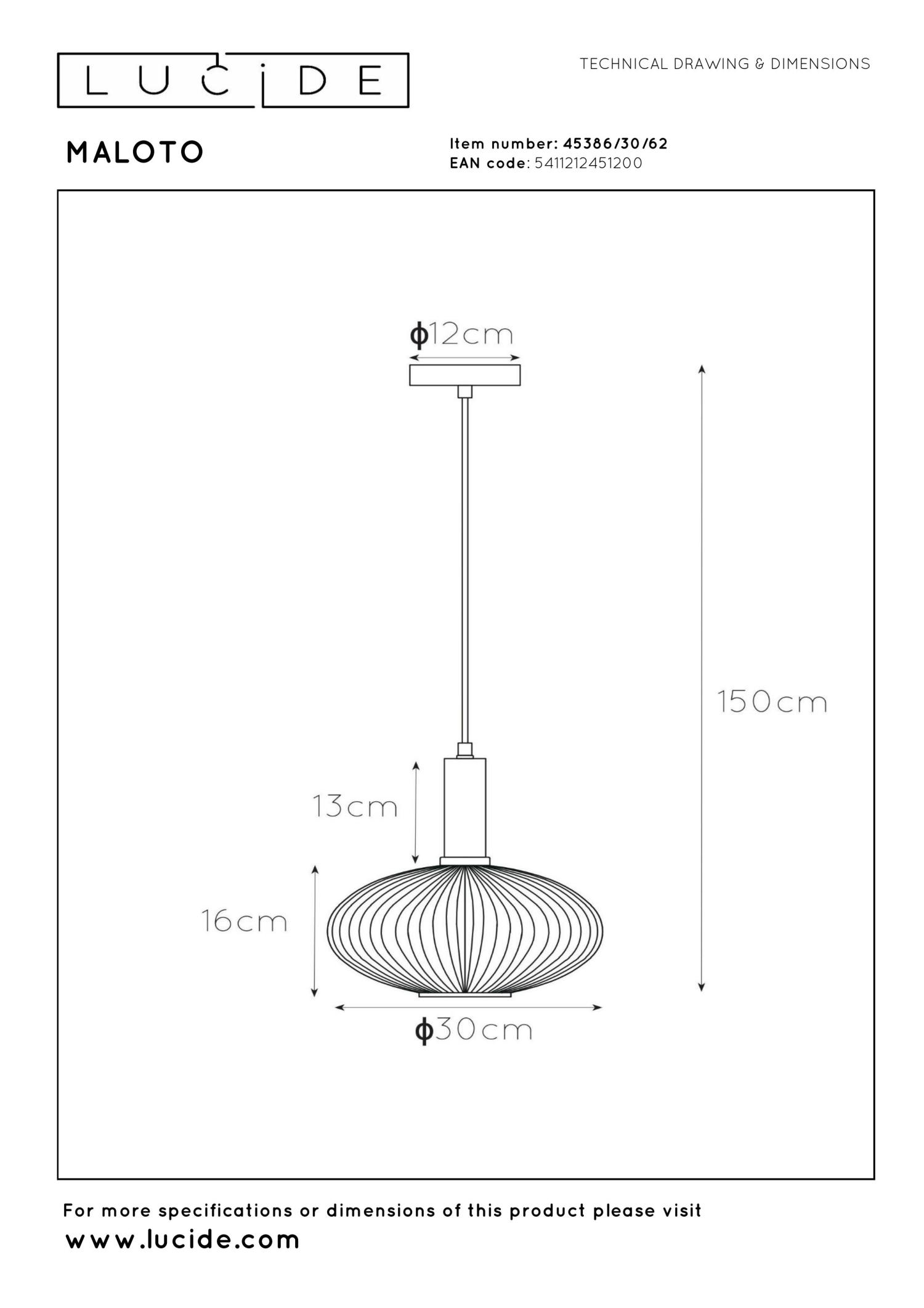 Maloto Ceiling Lights - Brushed Gold/Smoked Green
