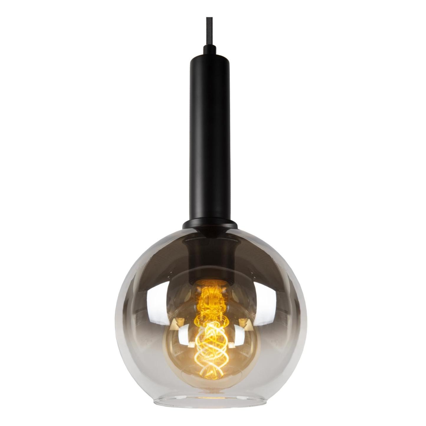 Marius Ceiling Lights - Matt Black/Smoked Grey