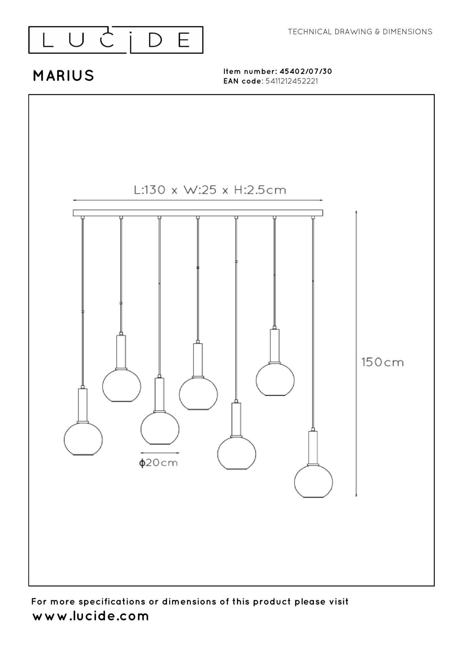 Marius Ceiling Lights - Matt Black/Smoked Grey