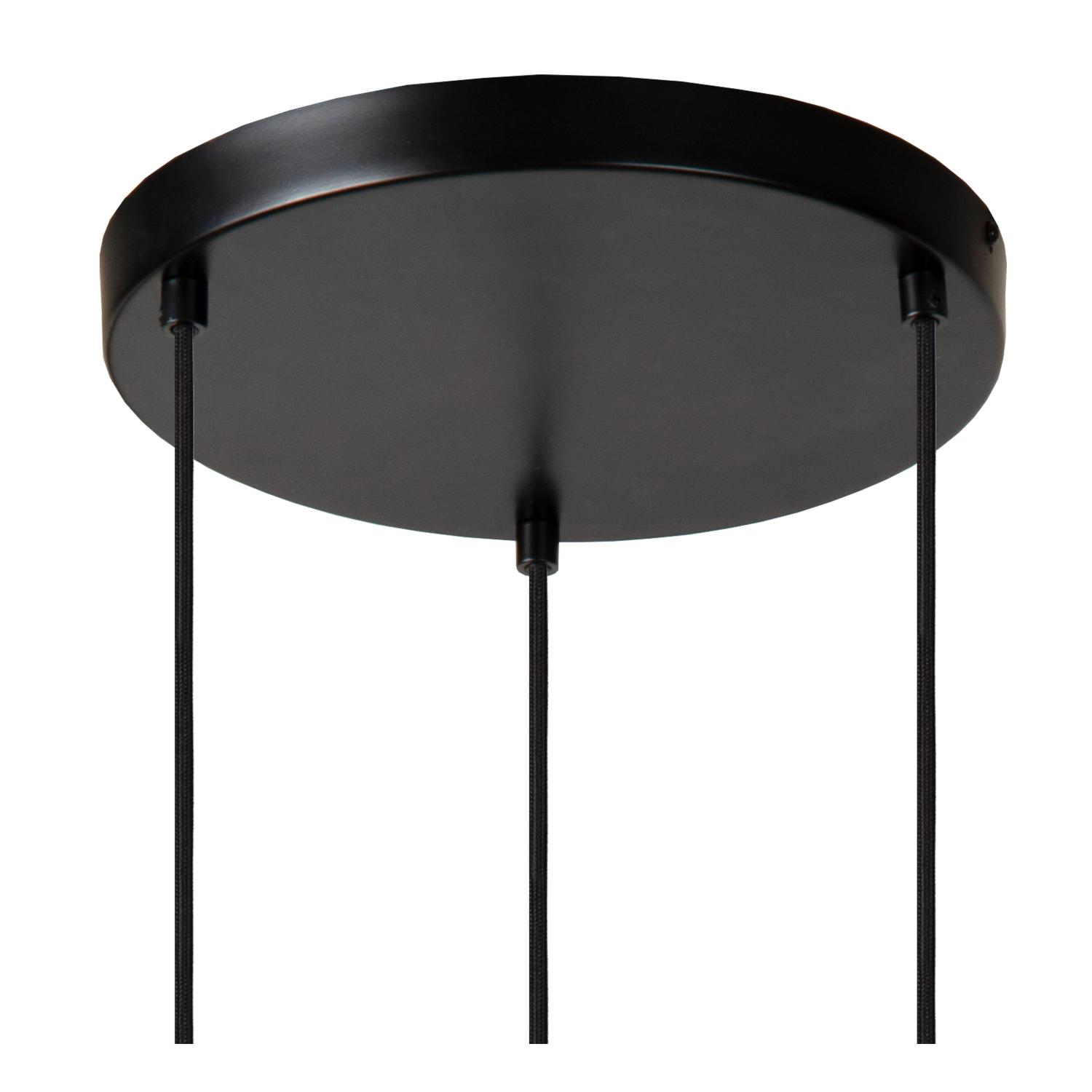 Marius Ceiling Lights - Matt Black/Smoked Grey