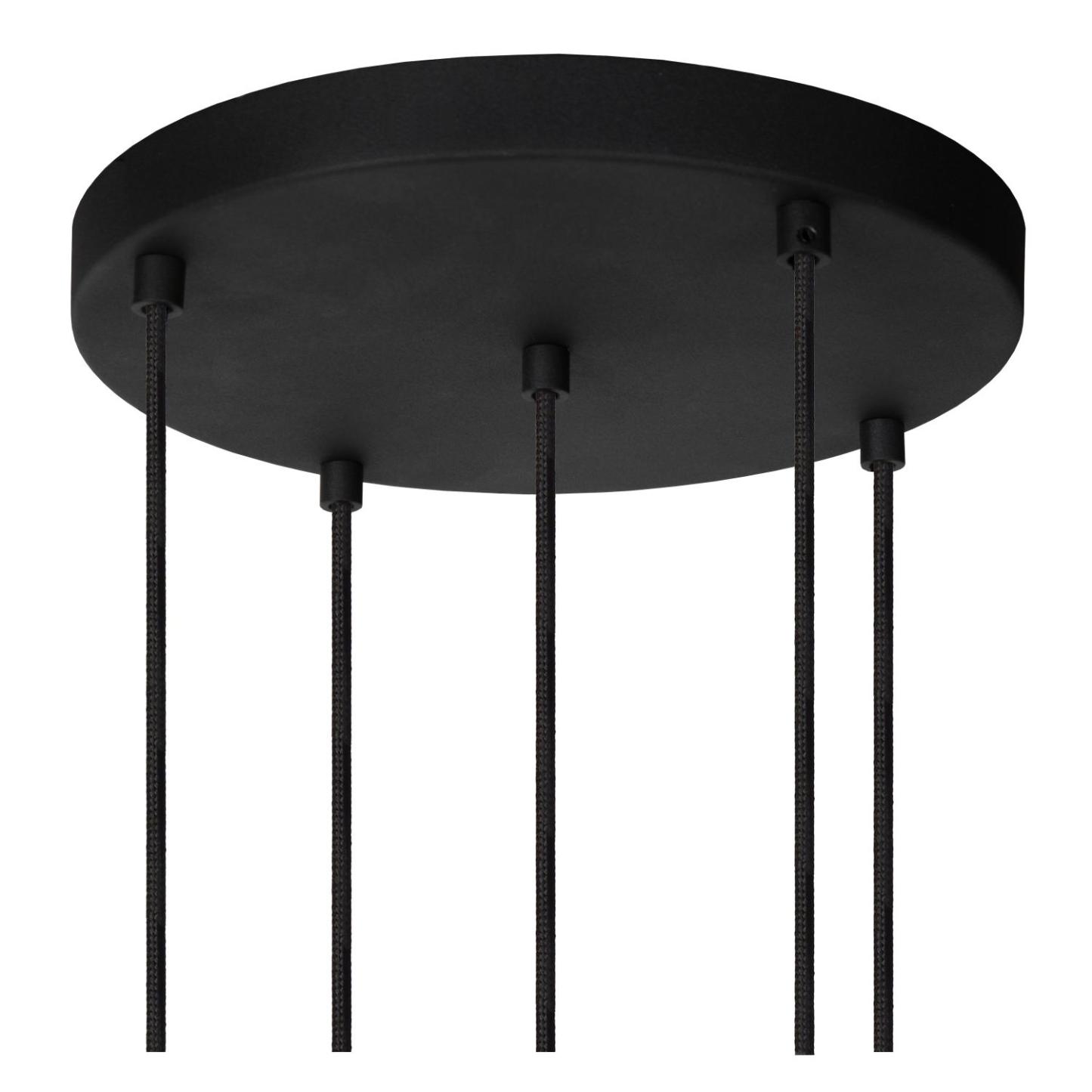 Marius Ceiling Lights - Matt Black/Smoked Grey