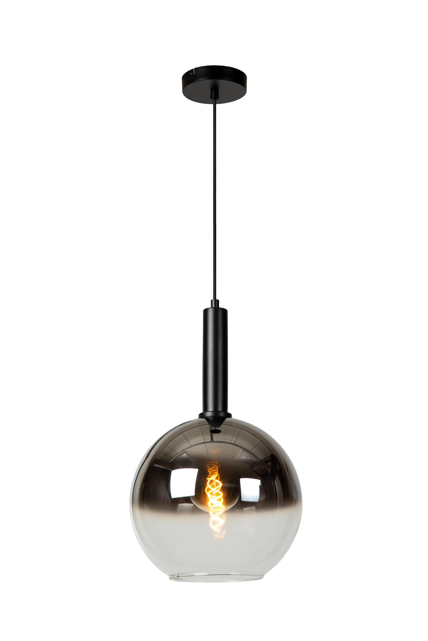 Marius Ceiling Lights - Matt Black/Smoked Grey