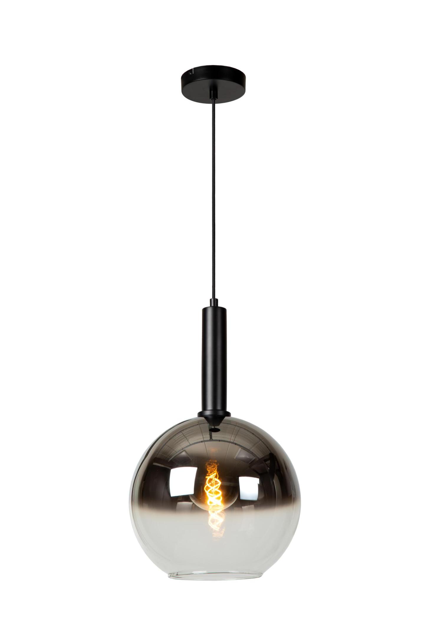 Marius Ceiling Lights - Matt Black/Smoked Grey