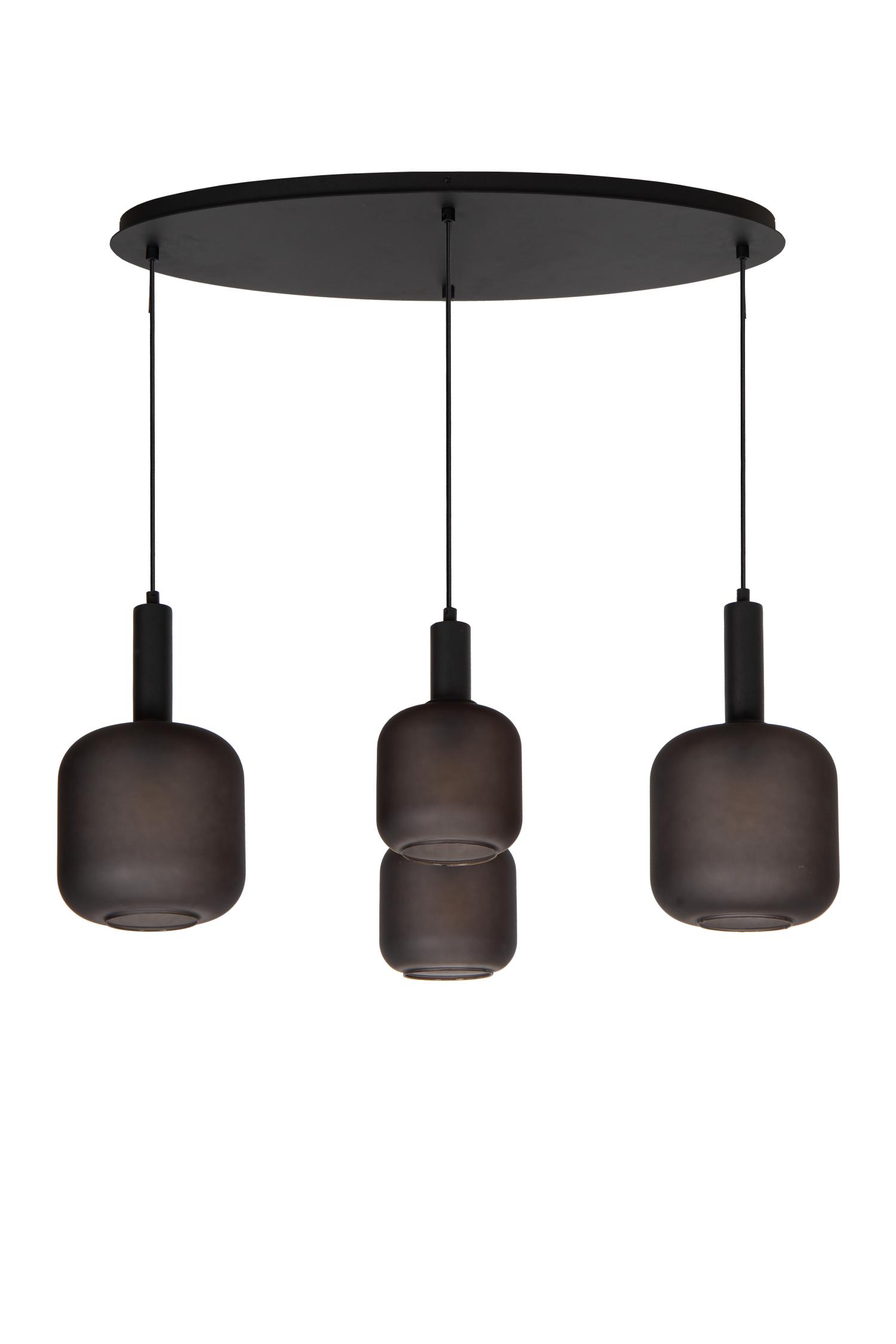 Eloise Ceiling Lights - Matt Black/Smoked Black