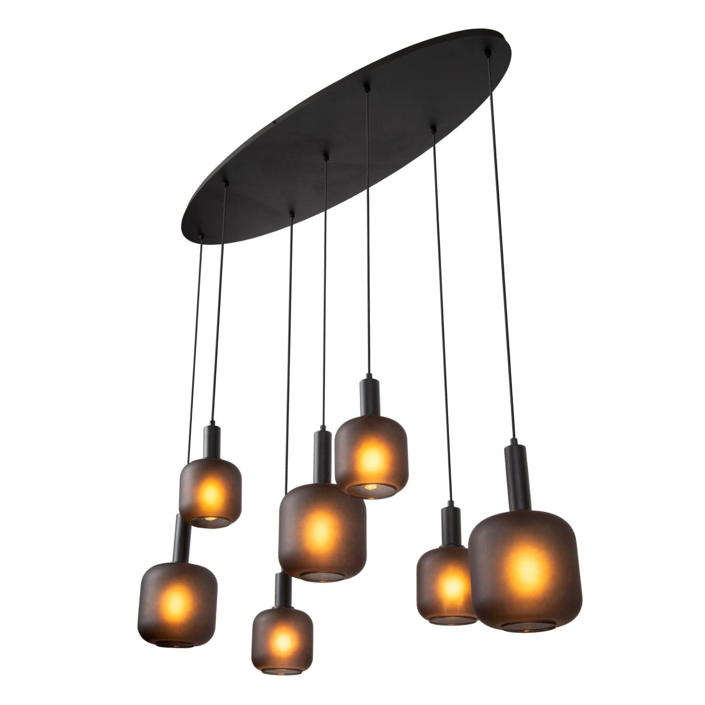 Eloise Ceiling Lights - Matt Black/Smoked Black