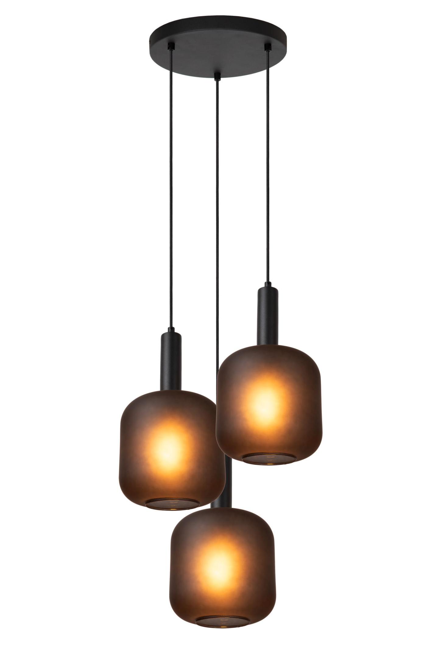 Eloise Ceiling Lights - Matt Black/Smoked Black