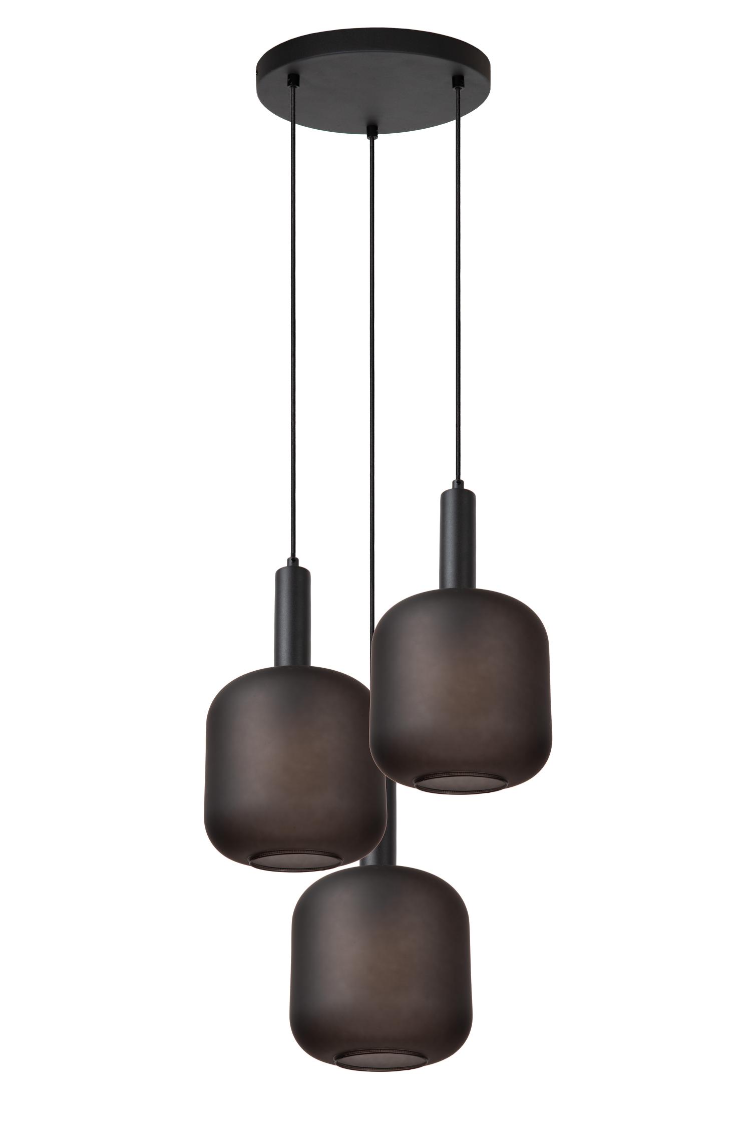 Eloise Ceiling Lights - Matt Black/Smoked Black