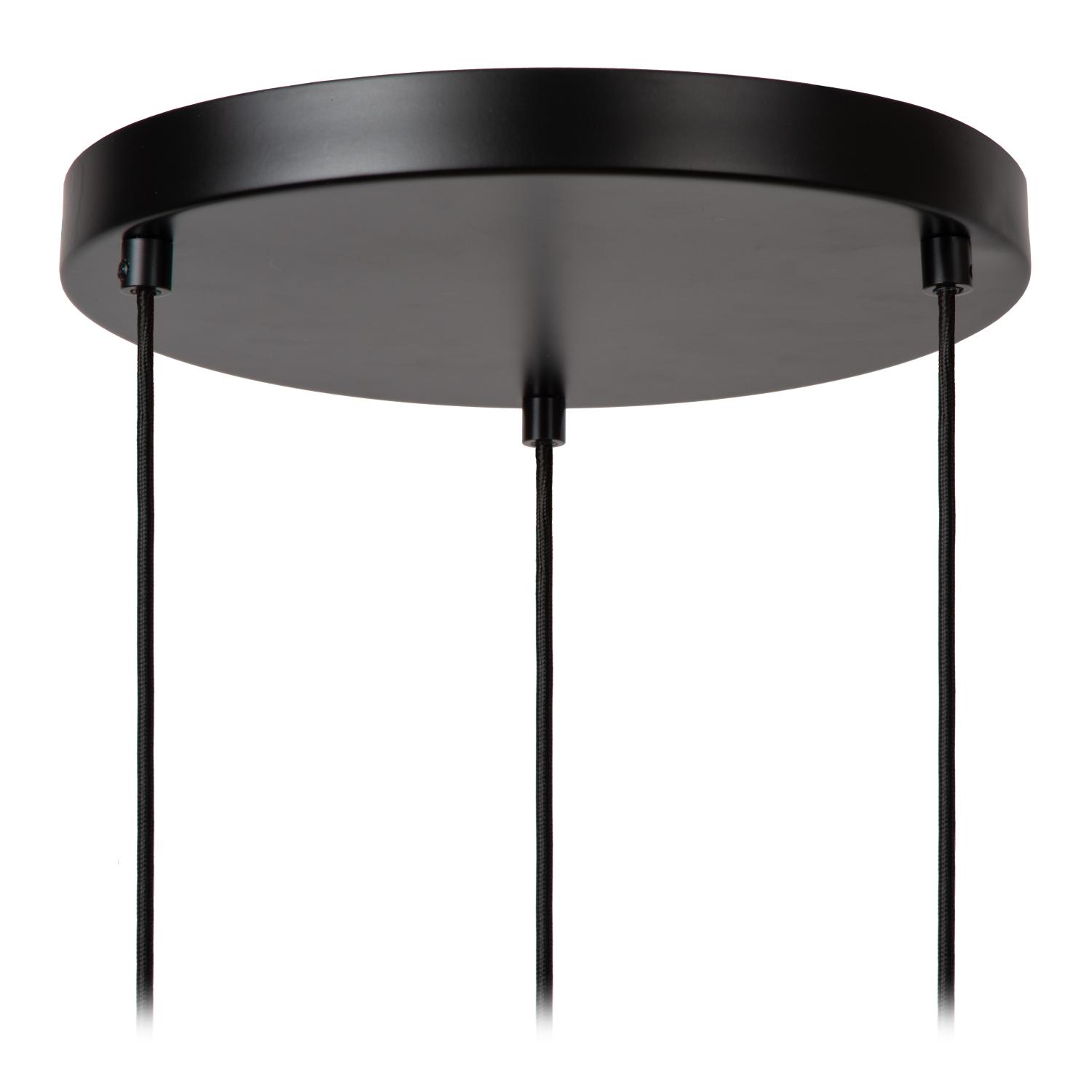 Ilona Ceiling Lights - Matt Black/Multi Colour