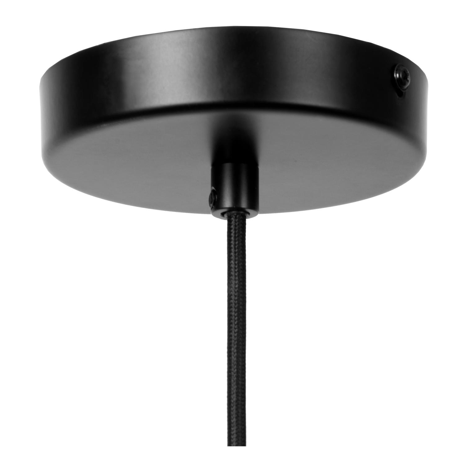 Ilona Ceiling Lights - Matt Black/Smoked Amber