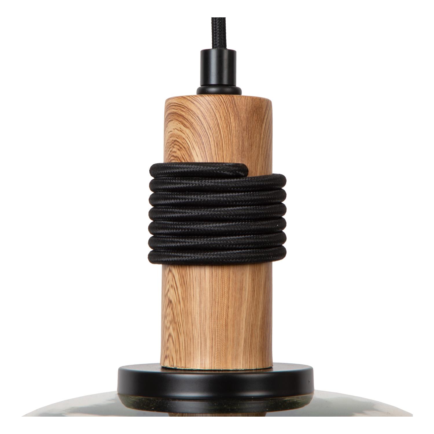 Ilona Ceiling Lights - Matt Black/Smoked Amber