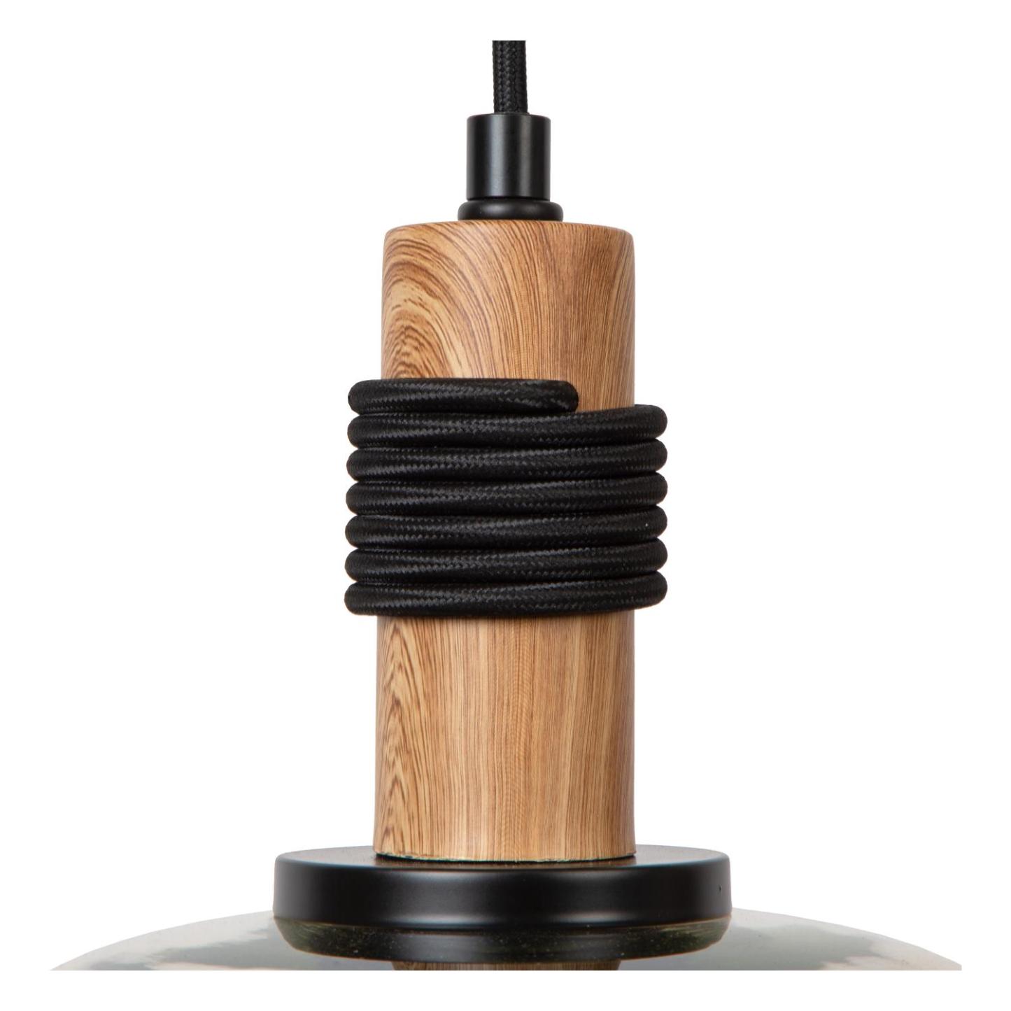 Ilona Ceiling Lights - Matt Black/Smoked Amber