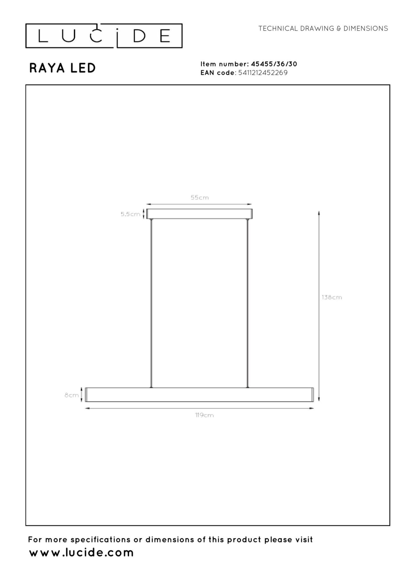 Raya Ceiling Lights - Matt Black