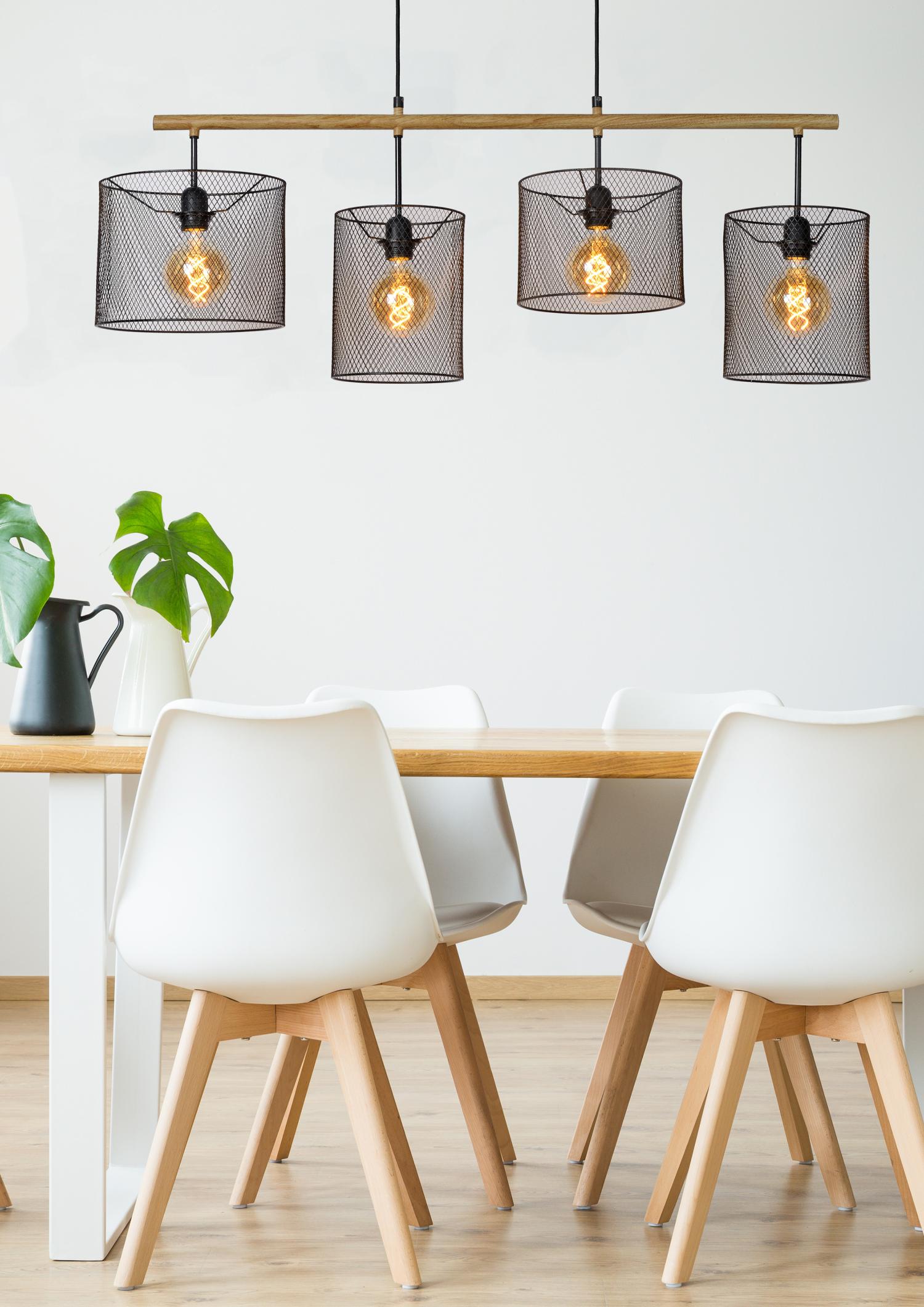 Baskett Ceiling Lights - Matt Black