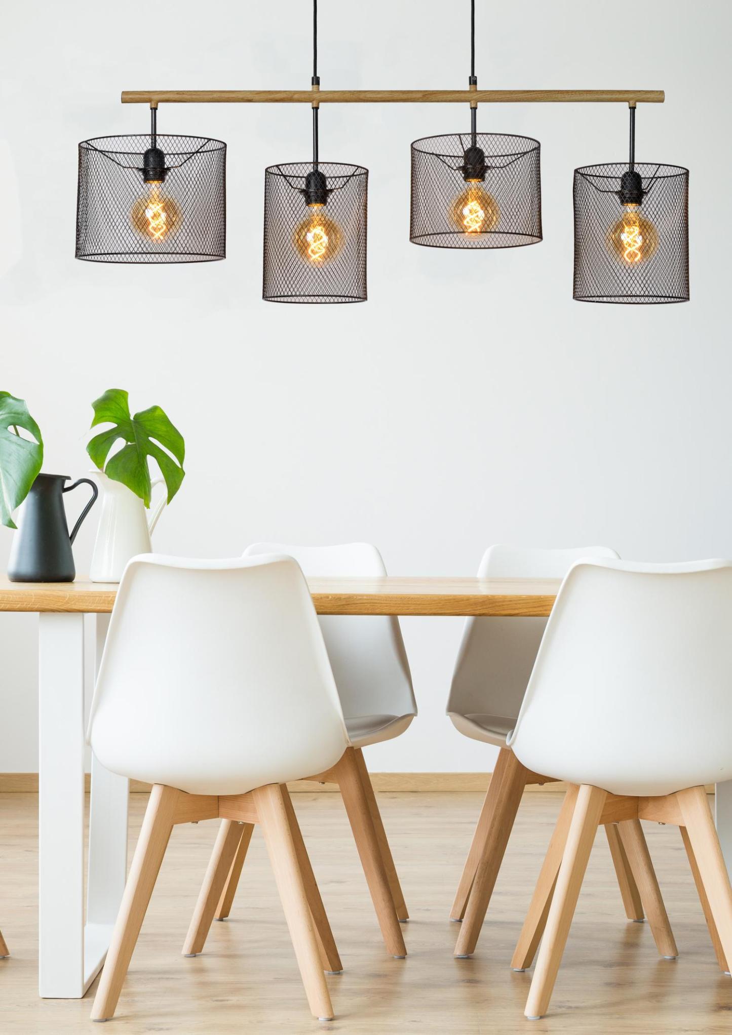 Baskett Ceiling Lights - Matt Black