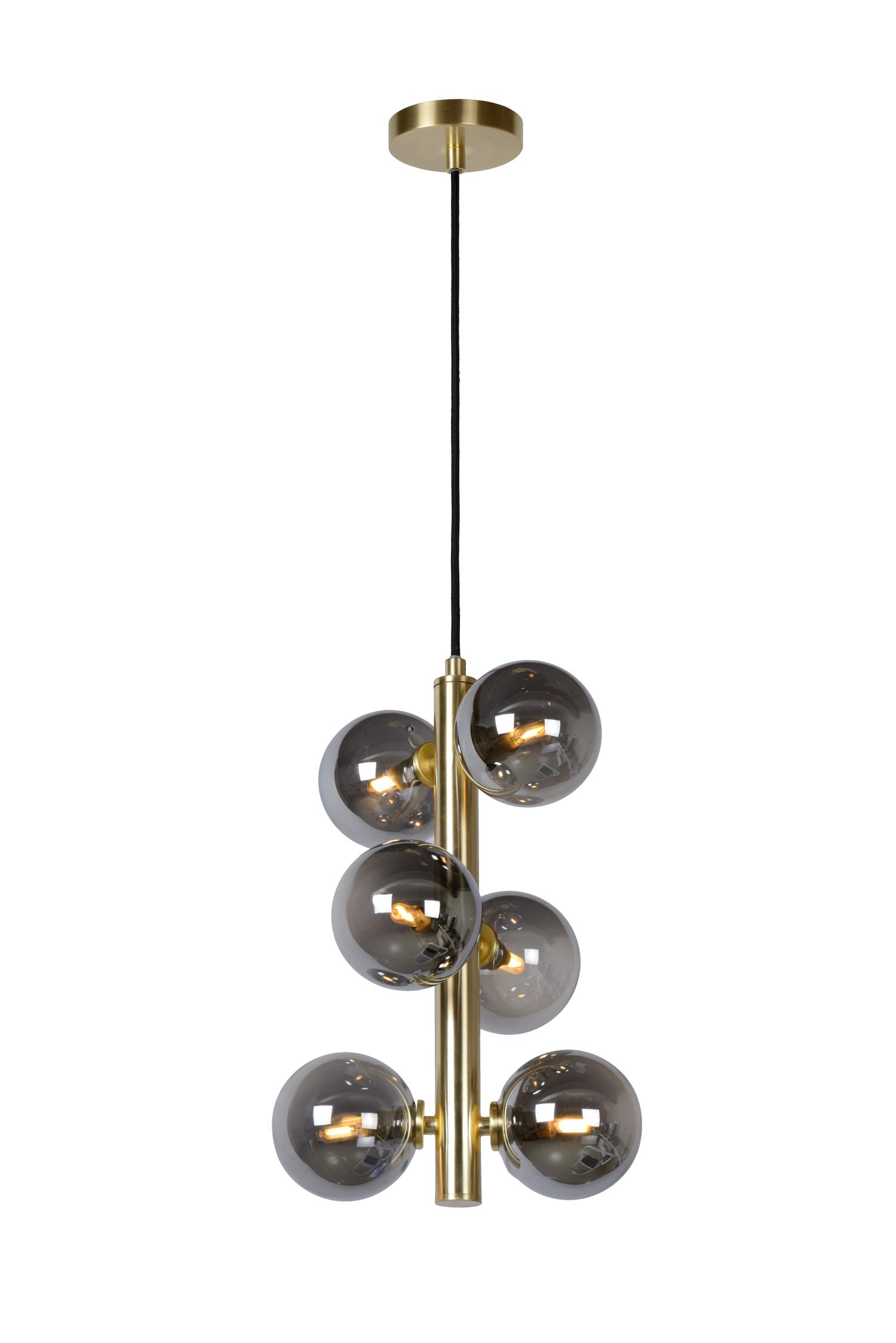 Tycho Ceiling Lights - Brushed Gold/Smoked Grey