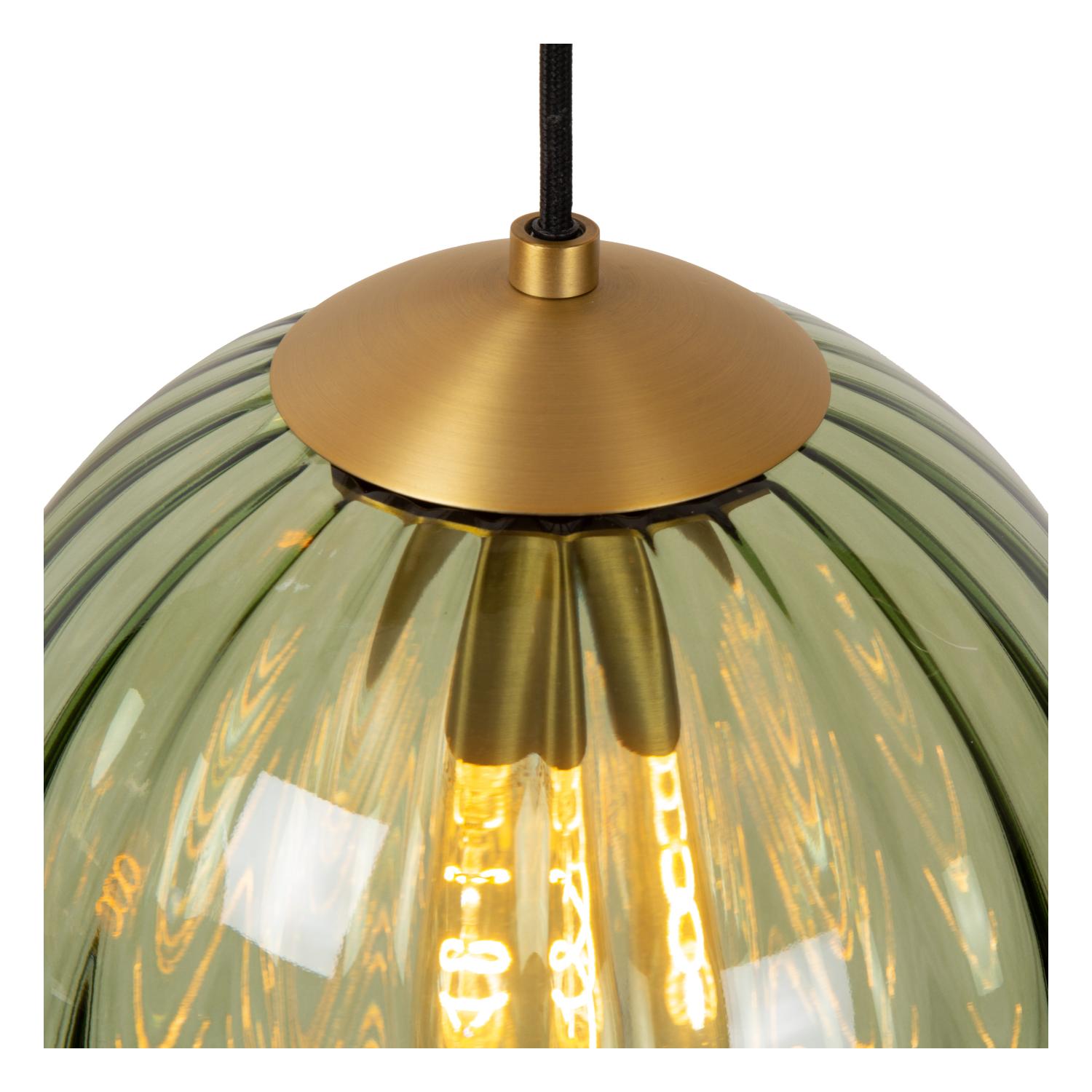 Monsaraz Ceiling Lights - Matt Black/Smoked Green