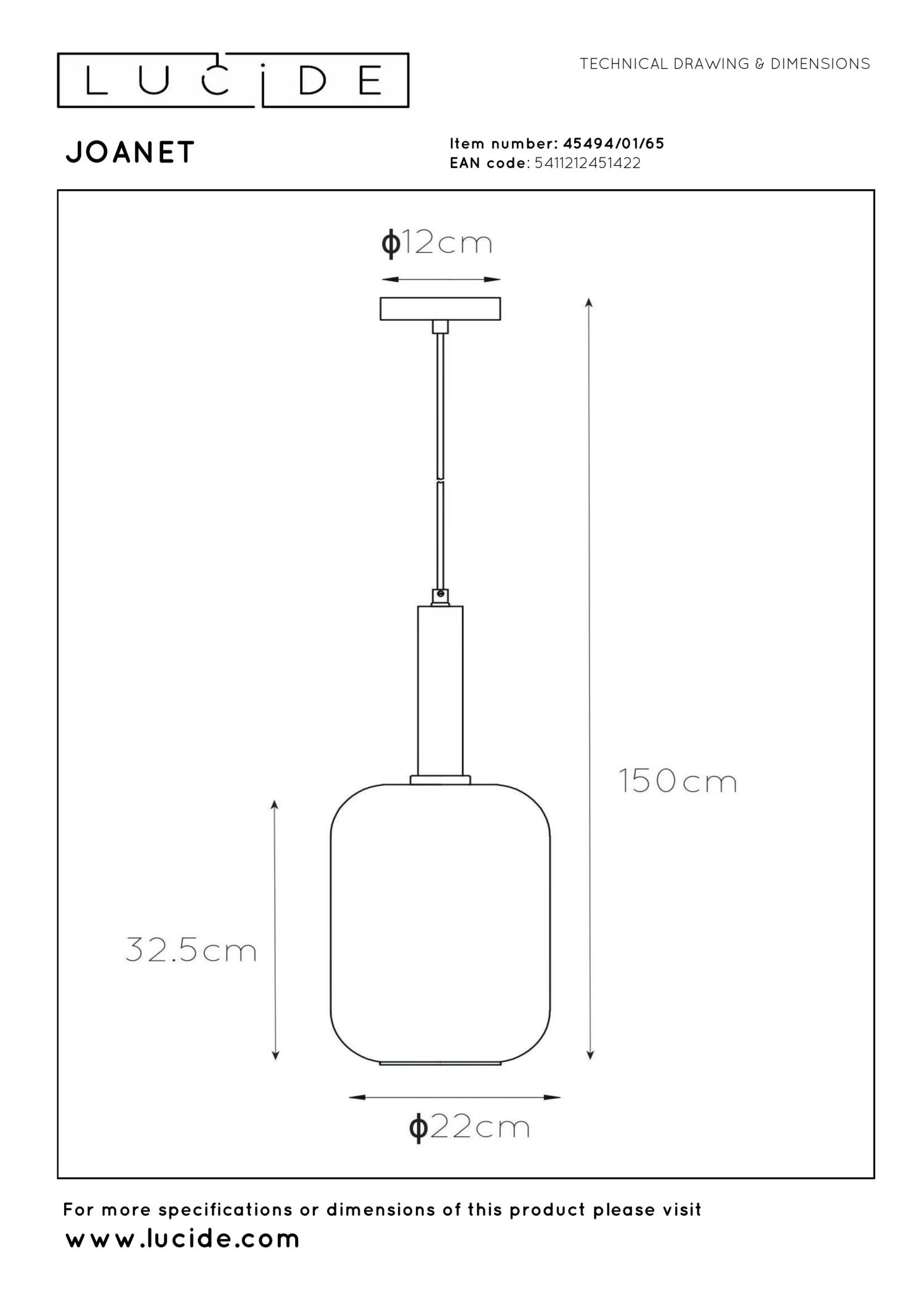 Joanet Ceiling Lights - Matt Black/Smoked Grey