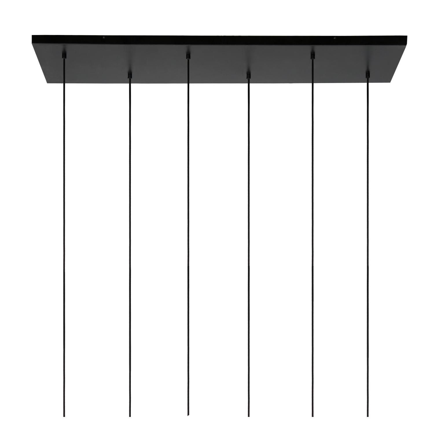 Joanet Ceiling Lights - Matt Black/Smoked Grey