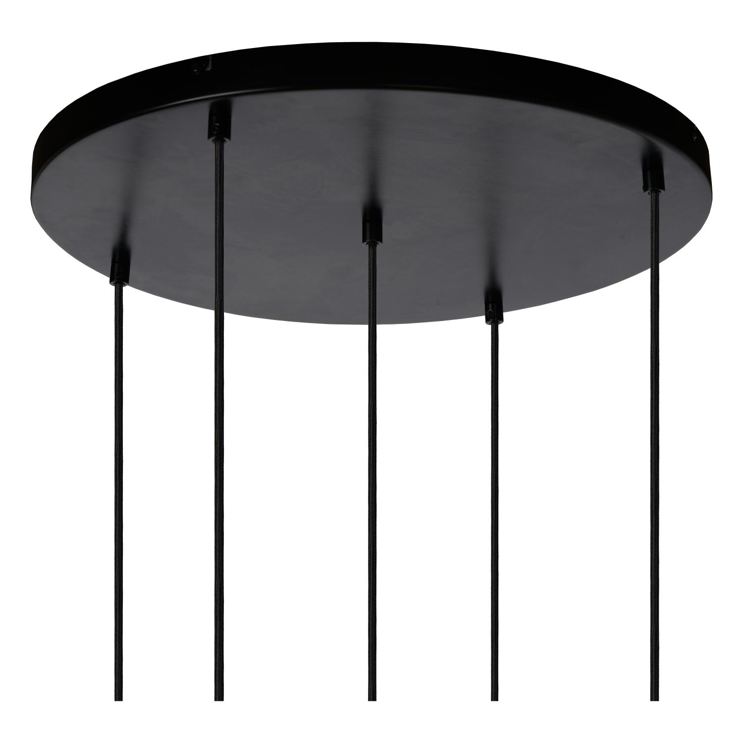 Joanet Ceiling Lights - Matt Black/Smoked Grey