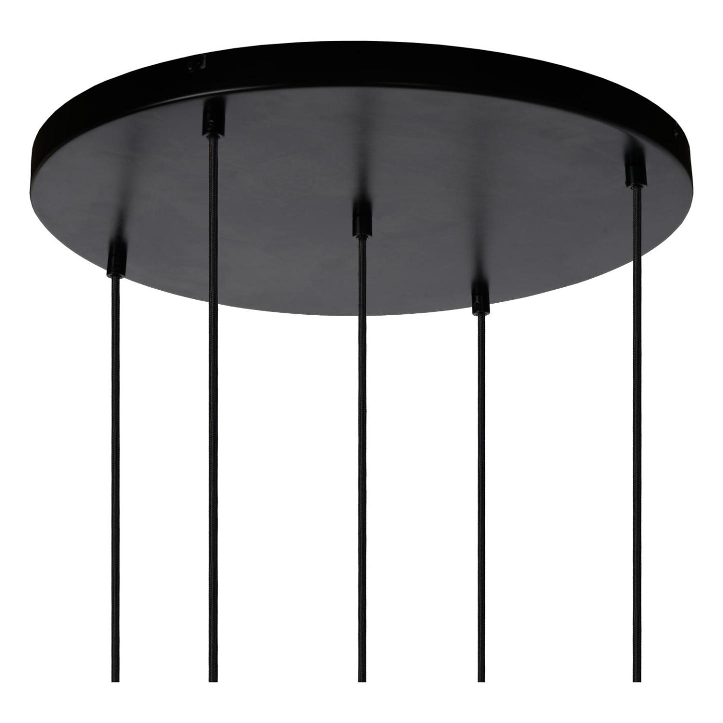 Joanet Ceiling Lights - Matt Black/Smoked Grey