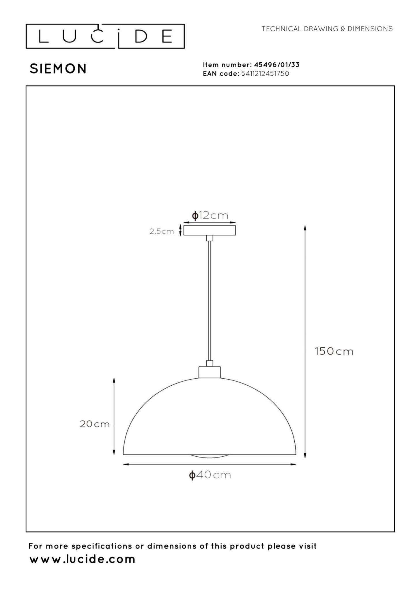 Siemon Ceiling Lights - Matt Black