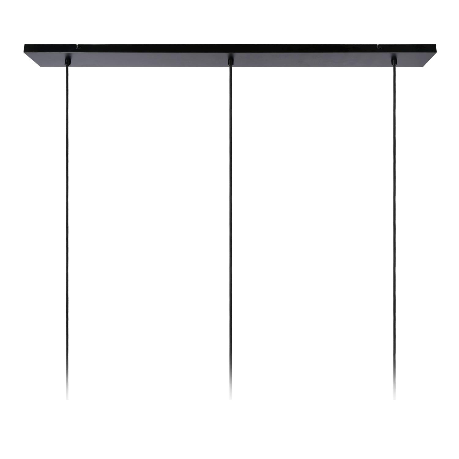 Firmin Ceiling Lights - Matt Black/Opal