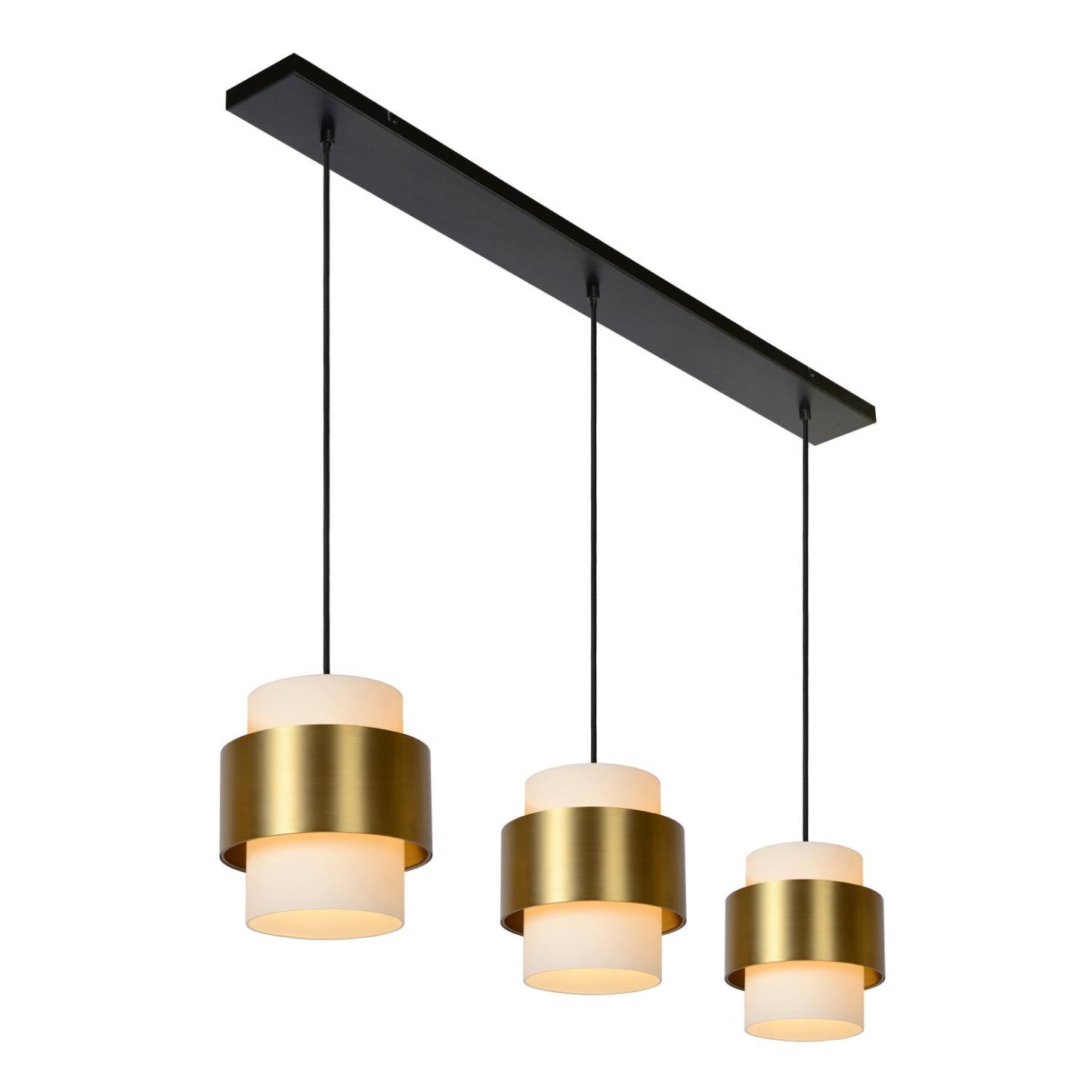 Firmin Ceiling Lights - Matt Black/Opal