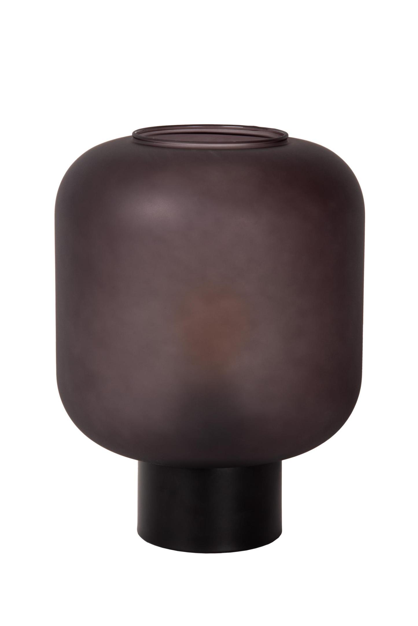 Eloise Table Lamp - Matt Black/Smoked Black