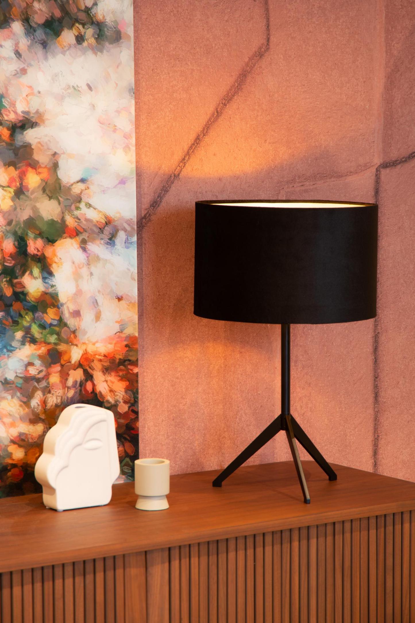 Tondo Table Lamp - Brushed Gold/Matt Black