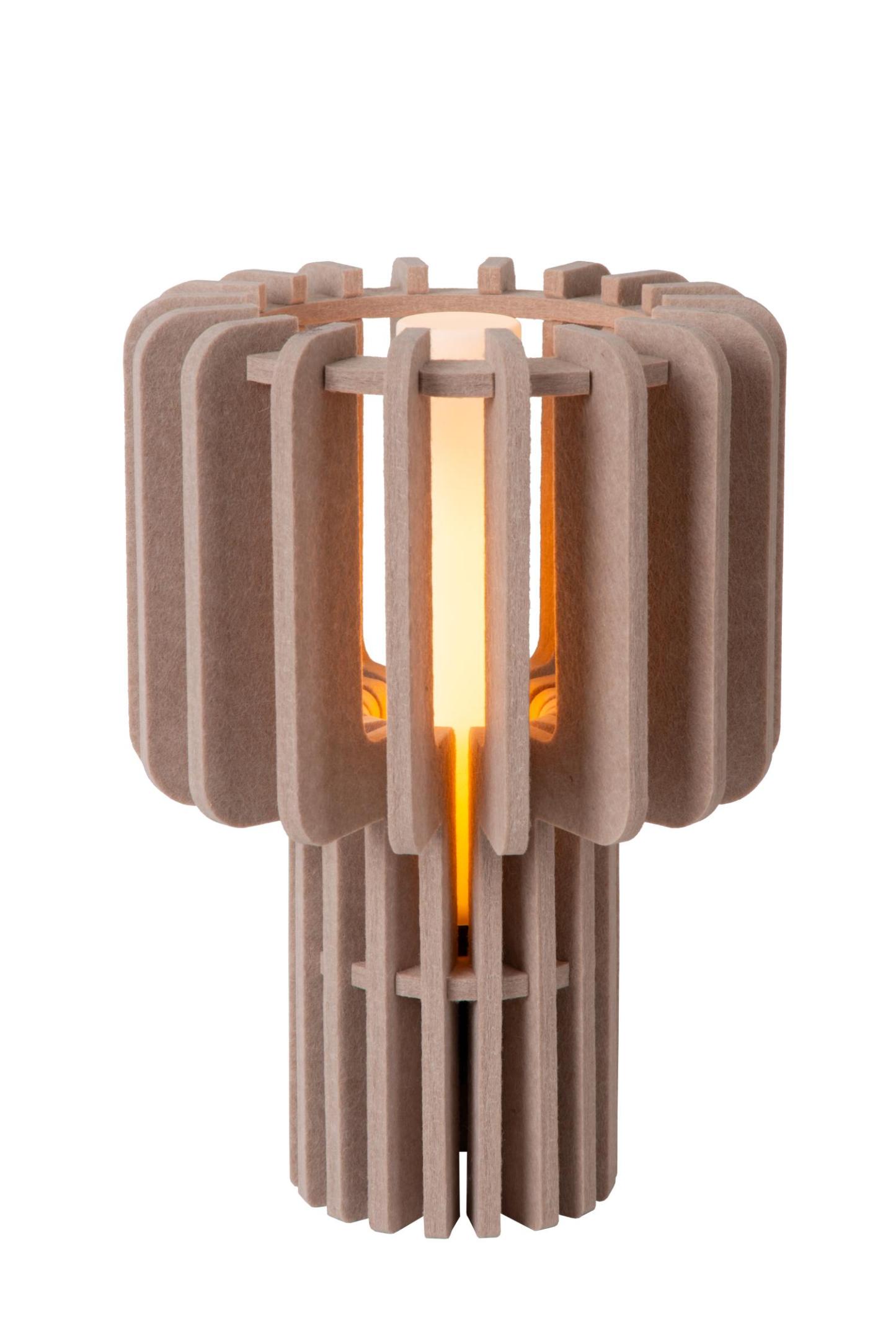 Rollo Table Lamp - Taupe