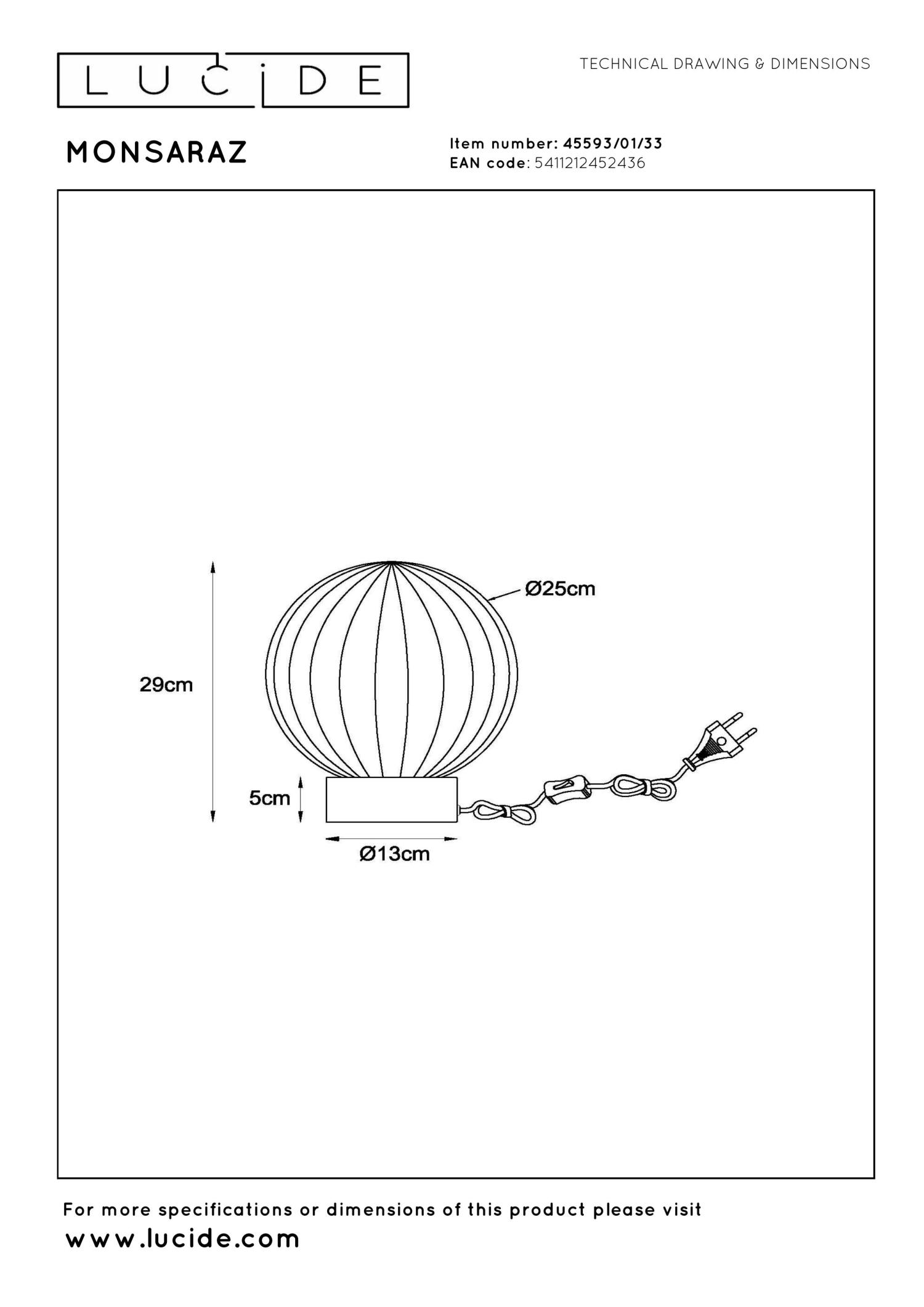 Monsaraz Table Lamp - Matt Black/Smoked Green