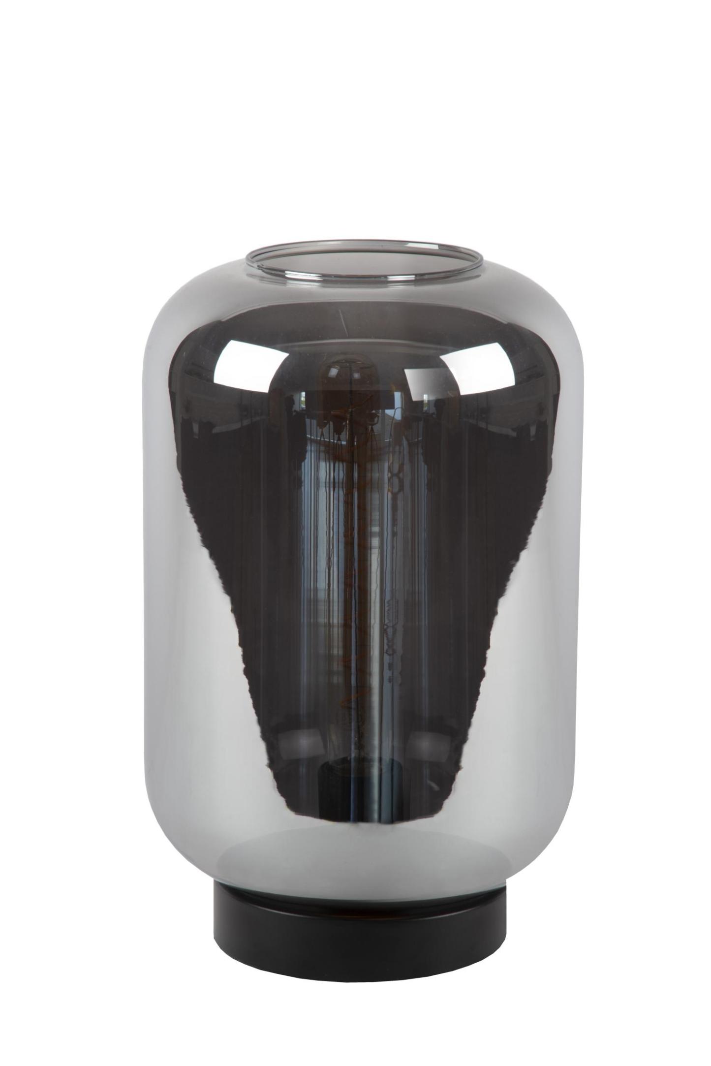 Joanet Table Lamp - Matt Black/Smoked Grey