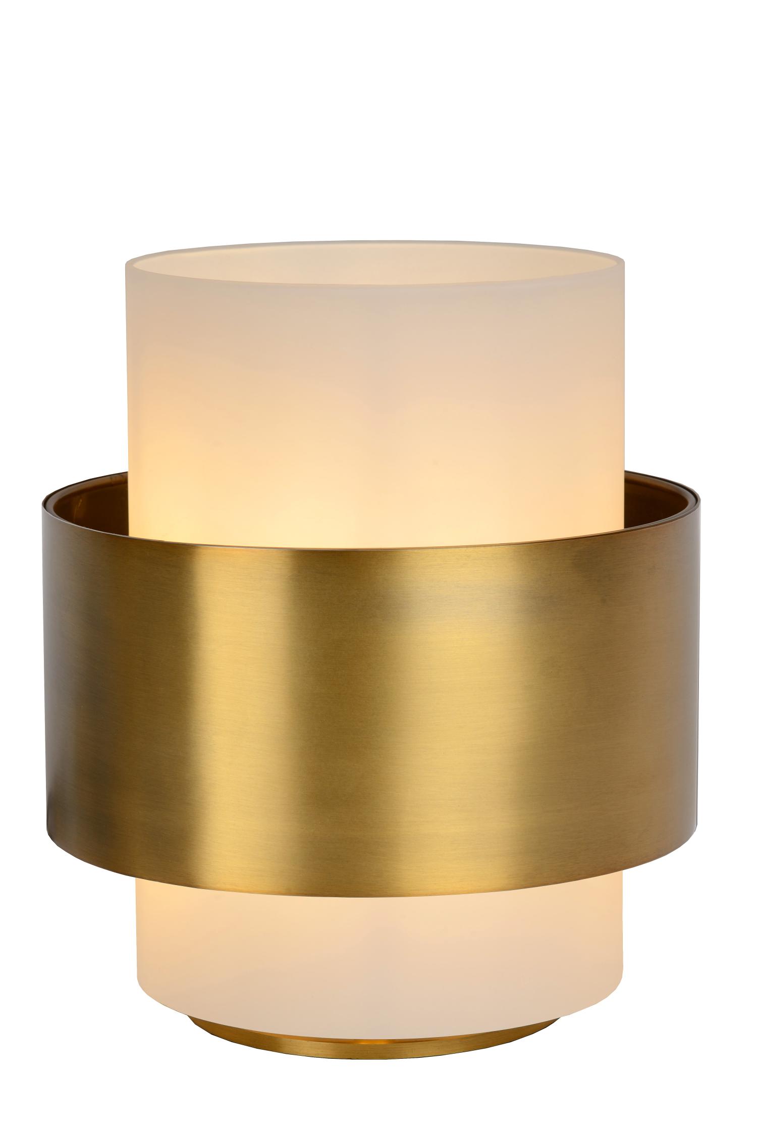 Firmin Table Lamp - Brushed Gold/Opal
