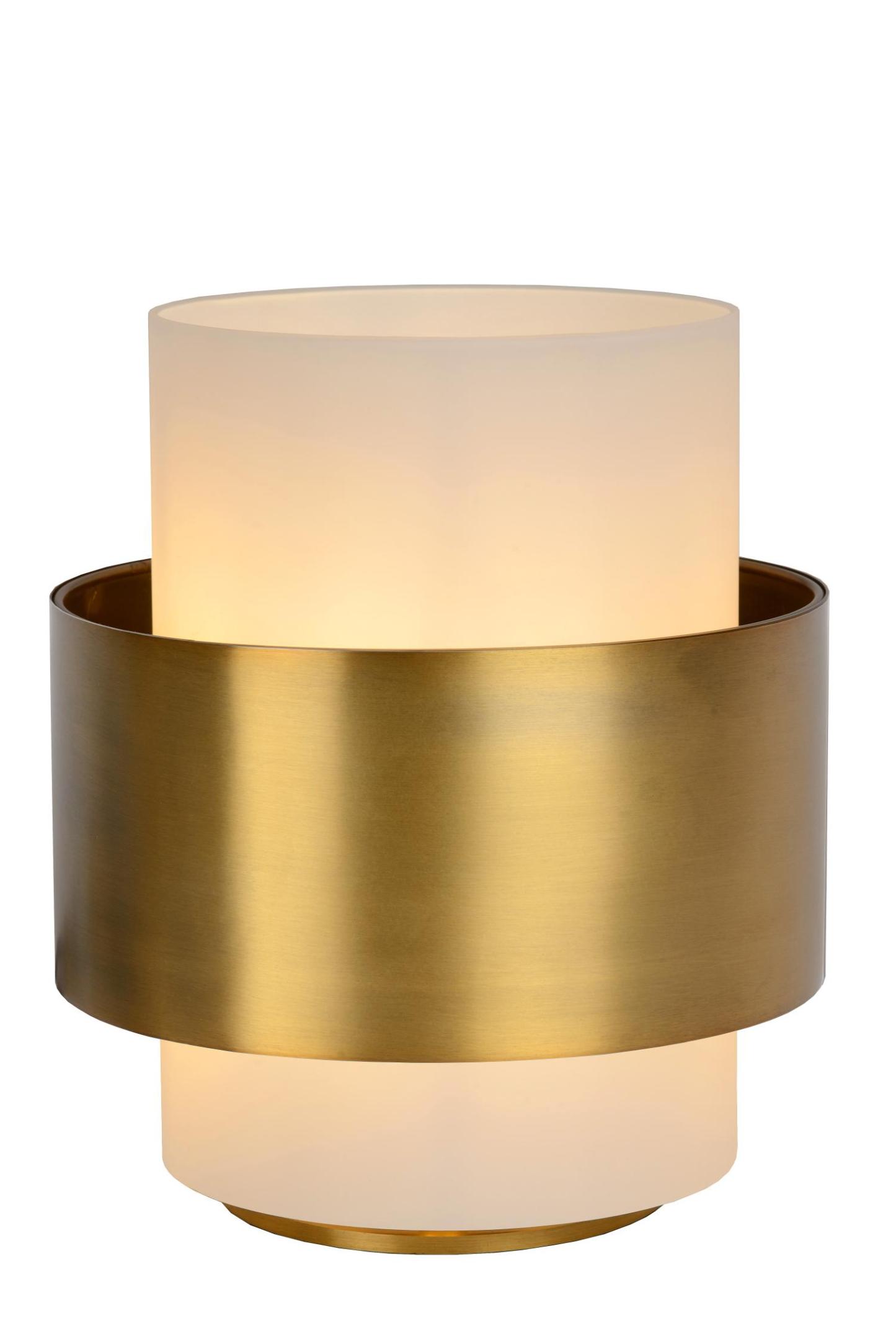 Firmin Table Lamp - Brushed Gold/Opal