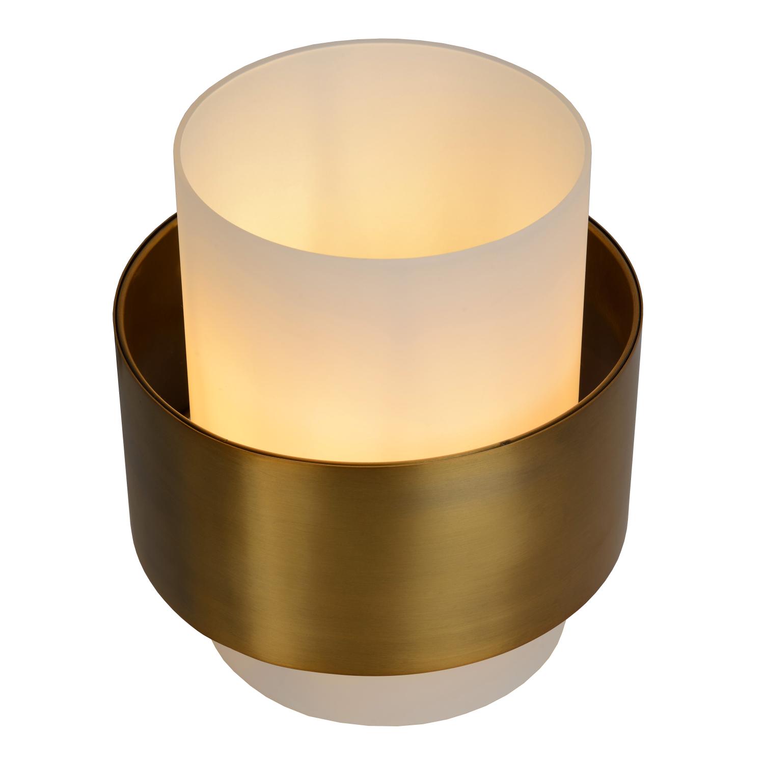 Firmin Table Lamp - Brushed Gold/Opal