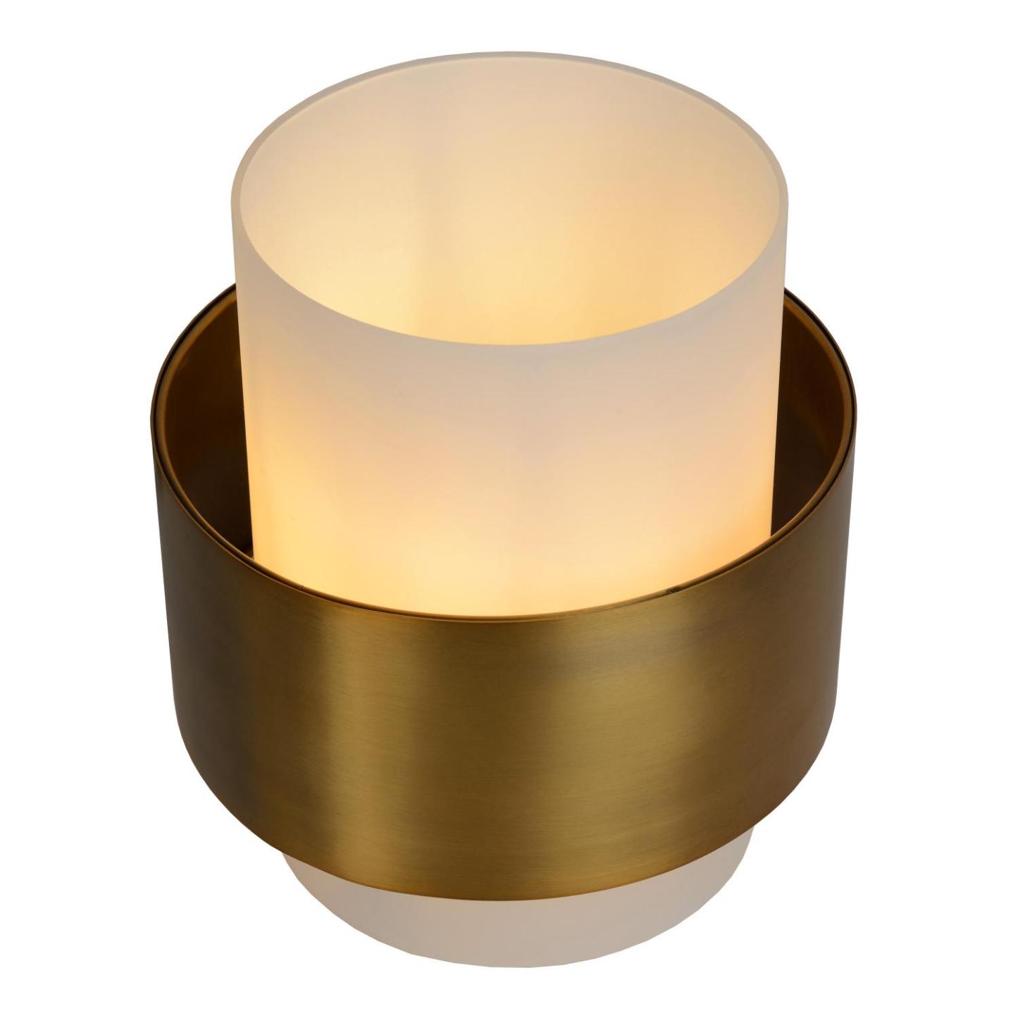 Firmin Table Lamp - Brushed Gold/Opal